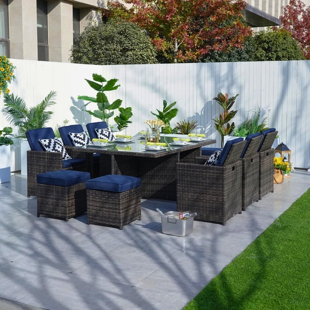 10 Seat Outdoor Dining Set: Ultimate Comfort for Large Gatherings 1 10 Seat Outdoor Dining Set: Ultimate Comfort for Large Gatherings