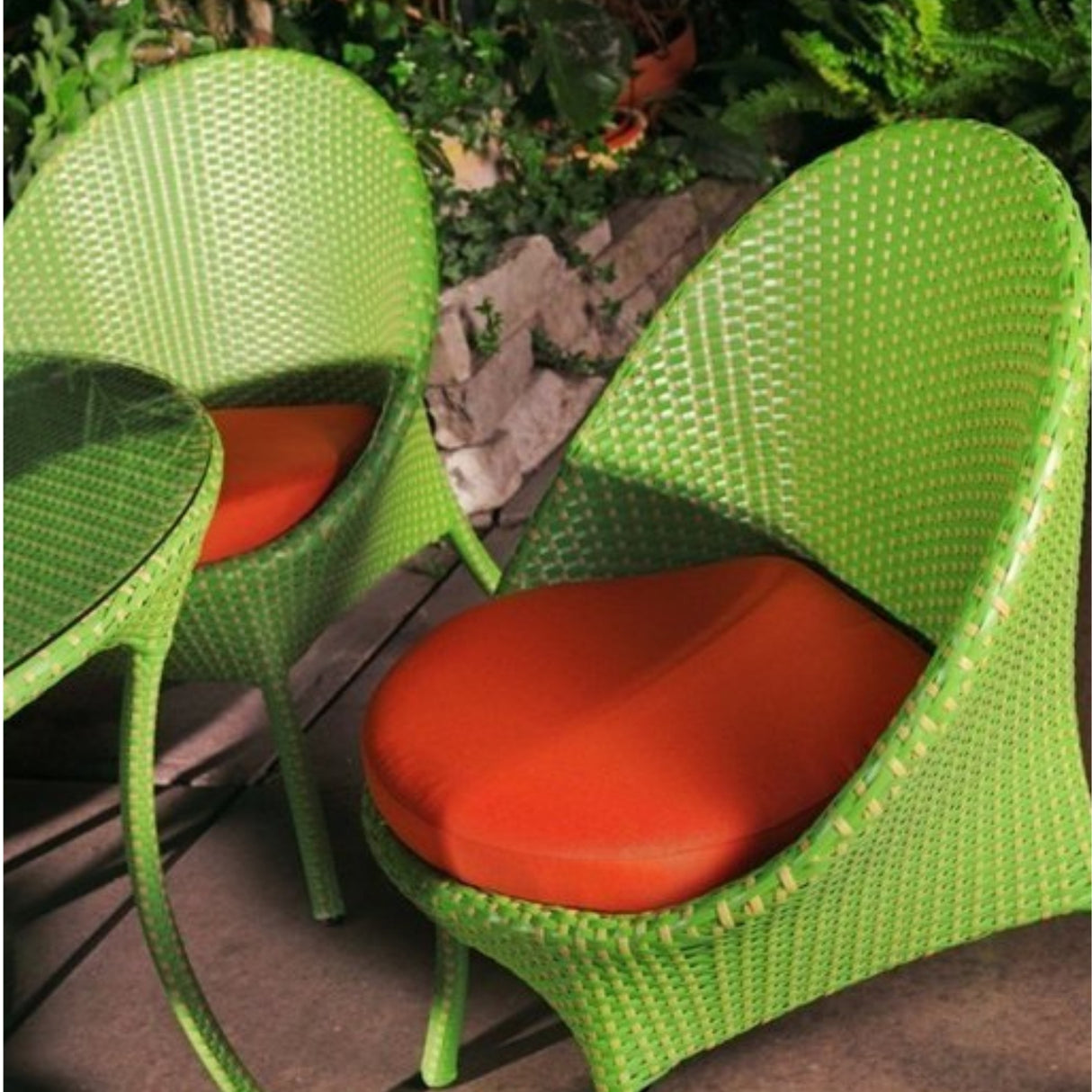 Outdoor All-Weather Resistant Rattan Wicker 5-Piece Dining Set