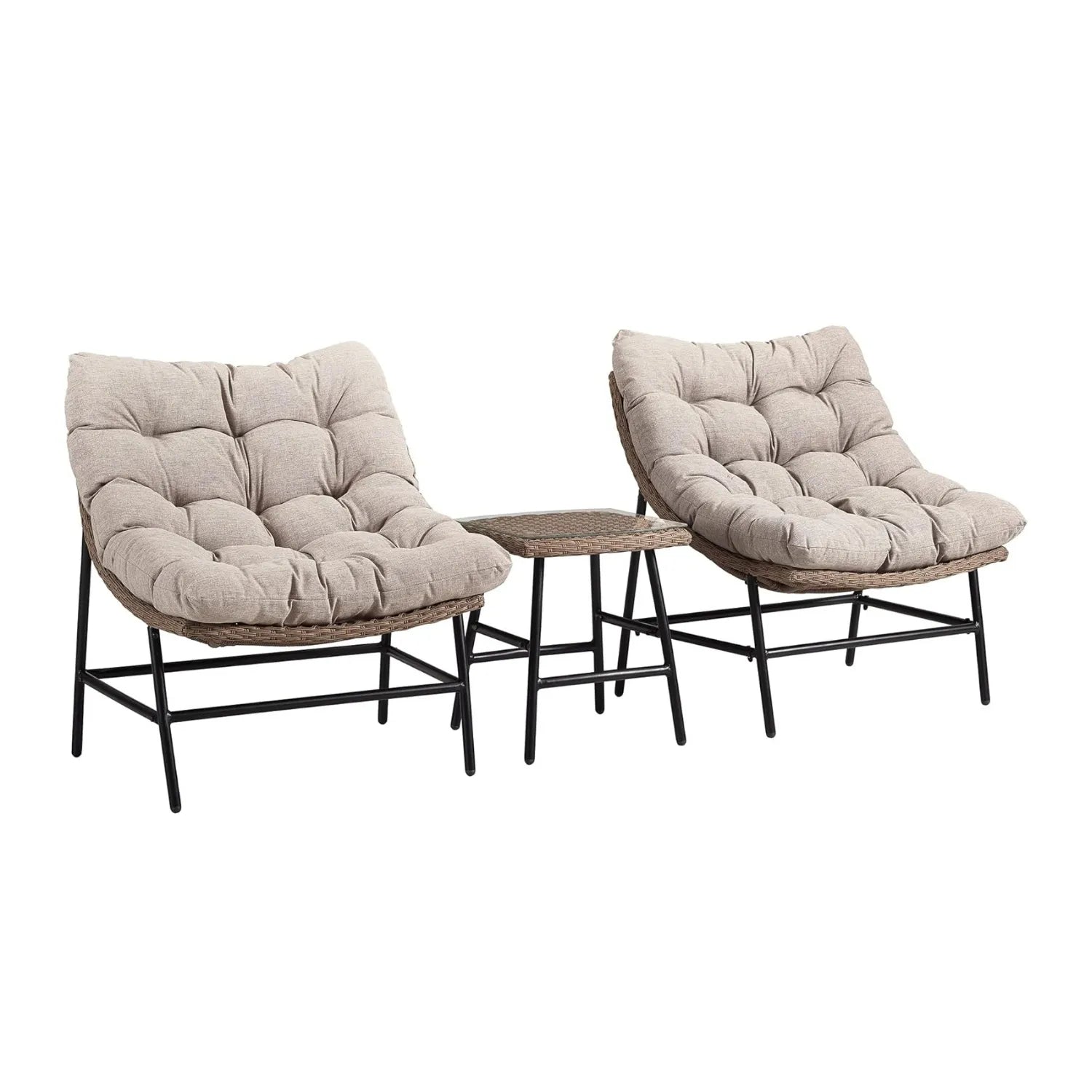 3 Piece Garden Outdoor Patio Furniture Set