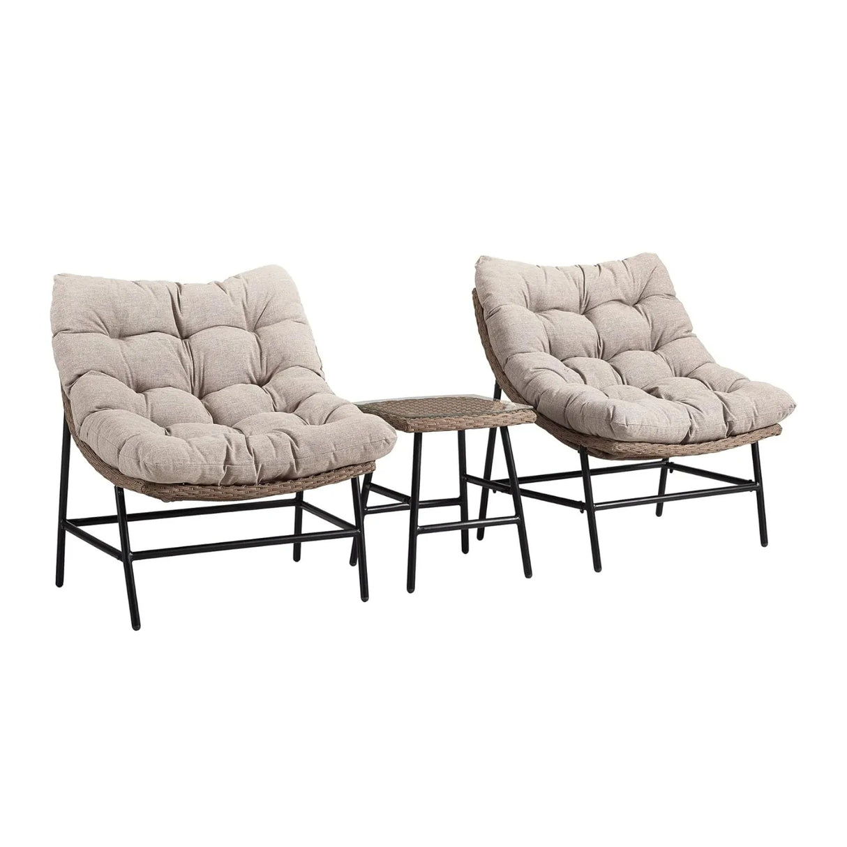 3 Piece Garden Outdoor Patio Furniture Set