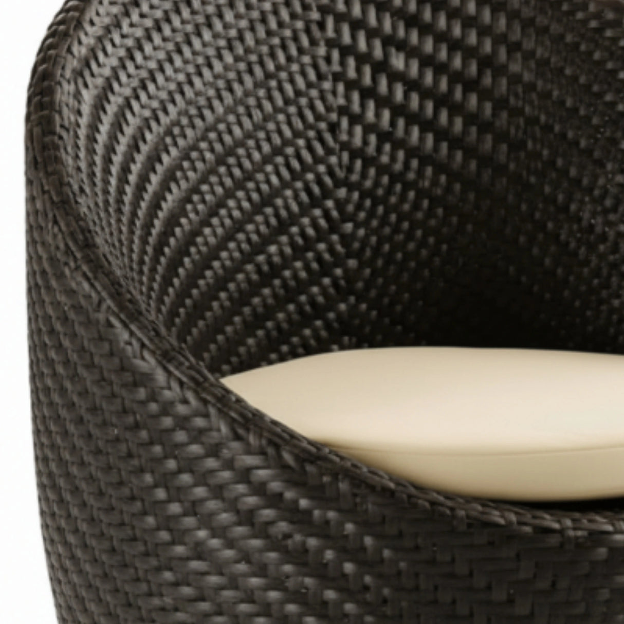 Outdoor Rattan Wicker 3-Piece Conversation Set