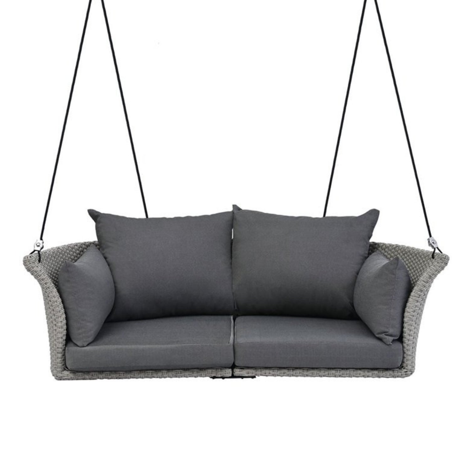 Outdoor Rattan Wicker Hanging Swing Chair with Cushion