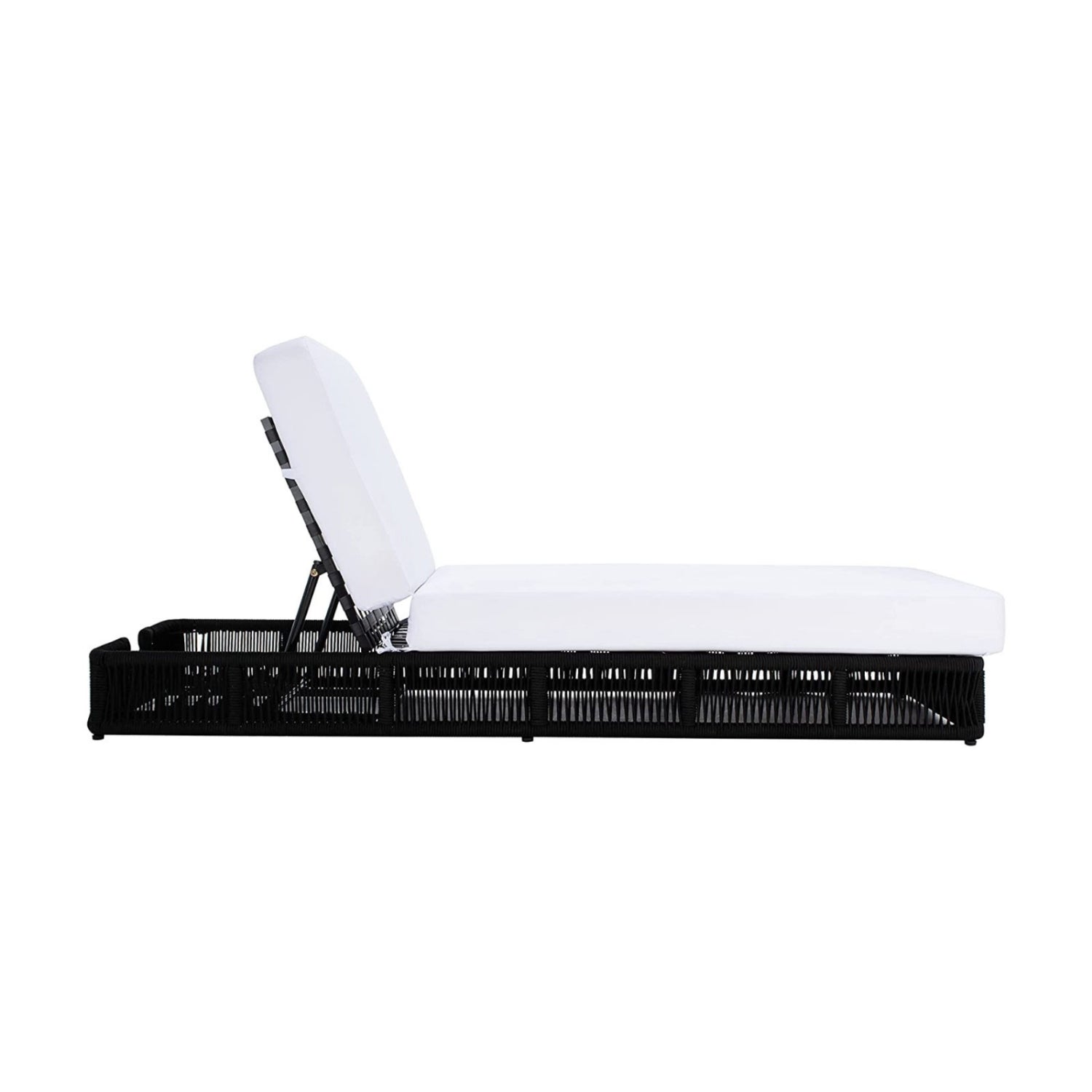 Outdoor All-Weather Rope Lounger with Cushions