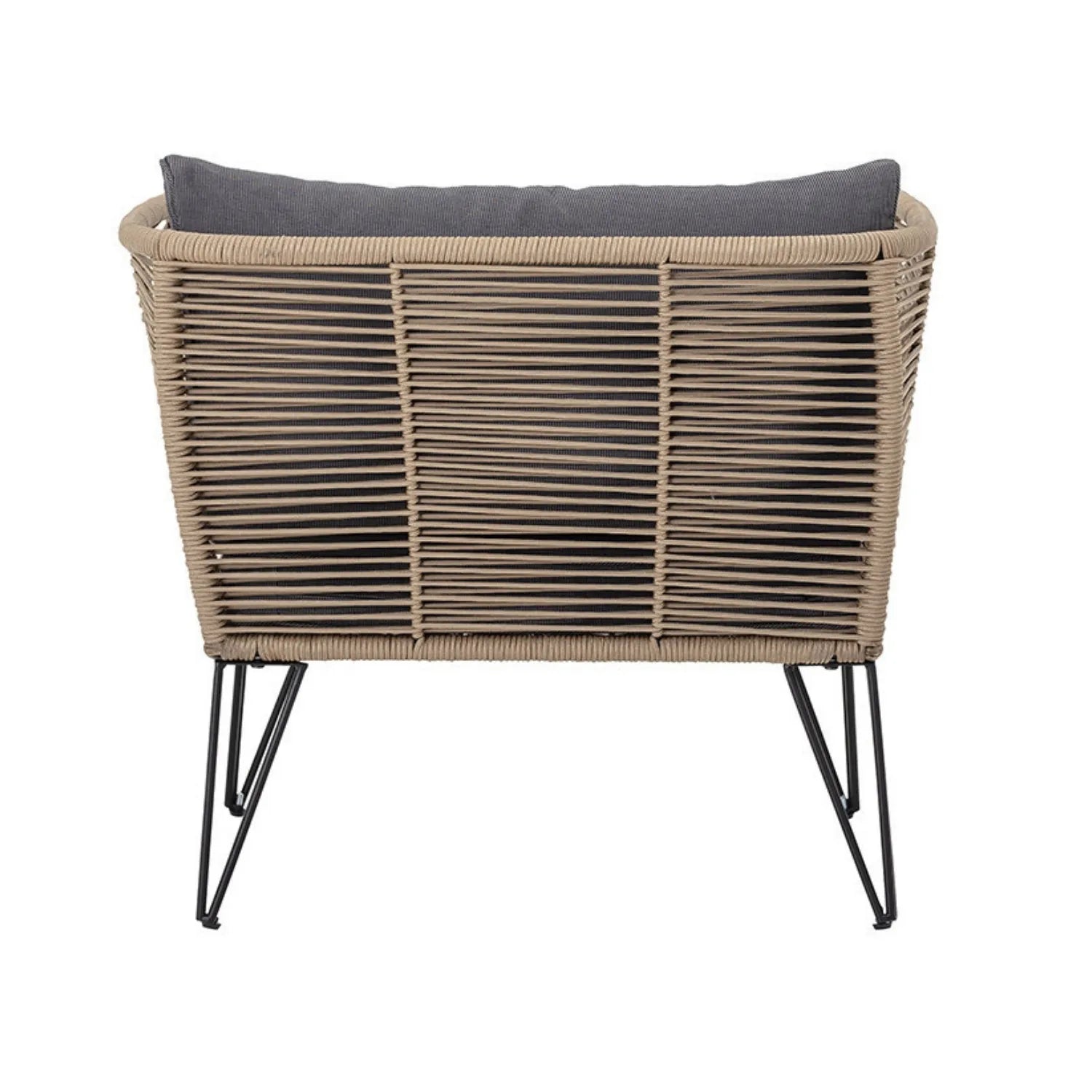 Outdoor Rope 1 Piece Patio Single Seater Sofa