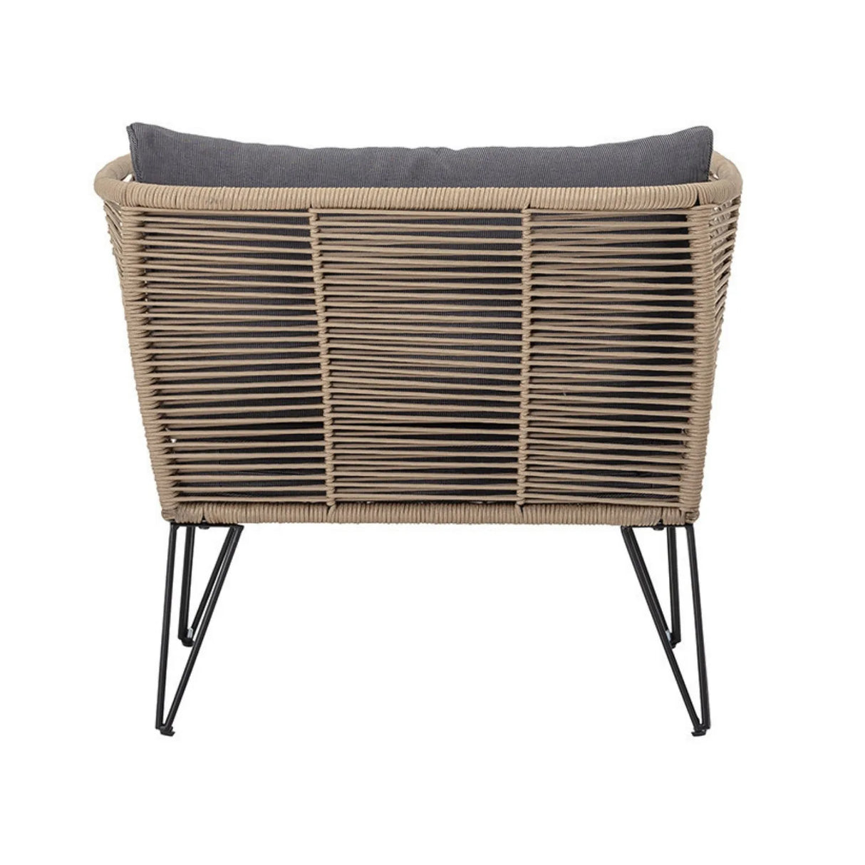 Outdoor Rope 1 Piece Patio Single Seater Sofa