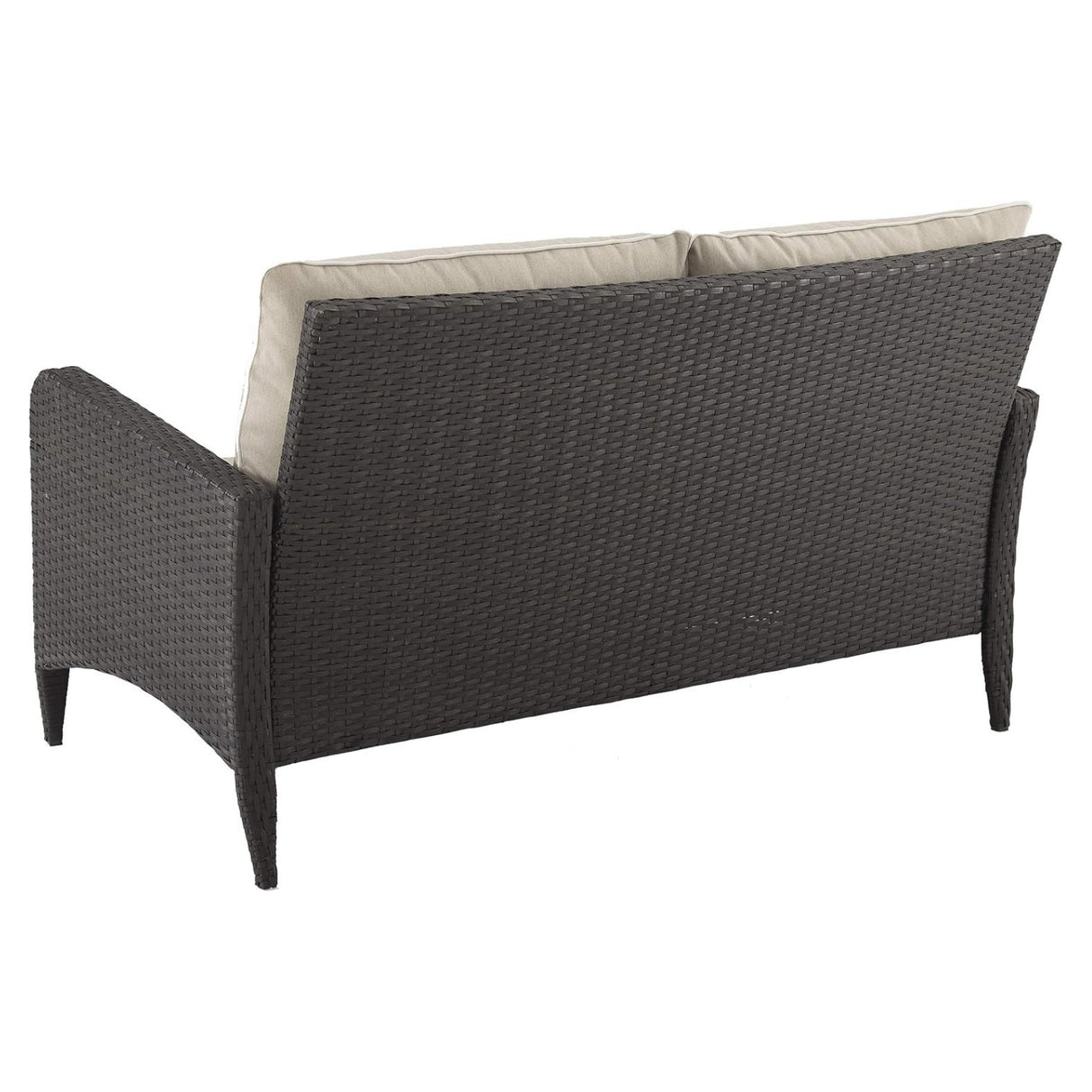 Outdoor Wicker Double Seater Loveseat Sofa