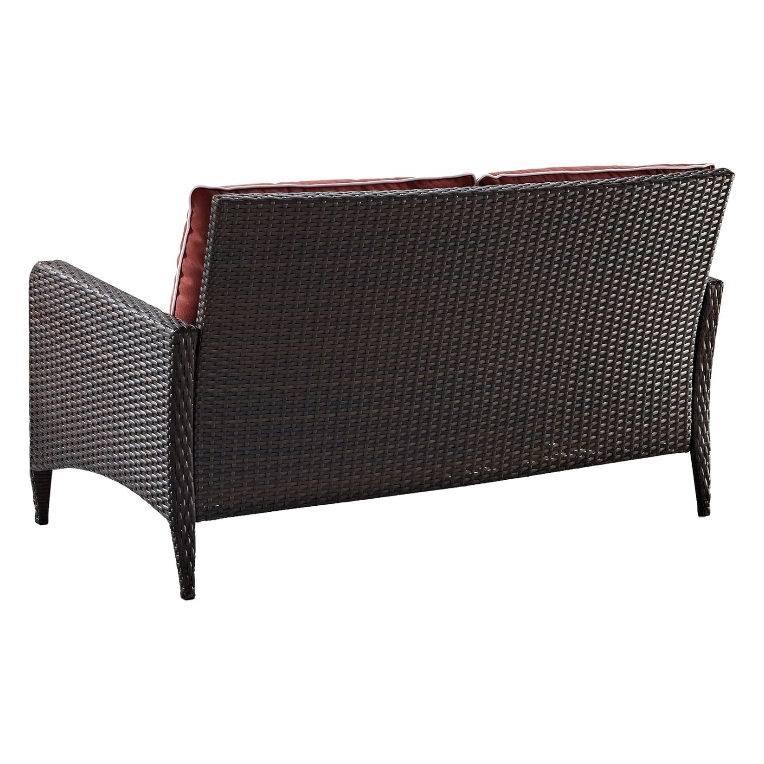 Outdoor Wicker Double Seater Loveseat Sofa