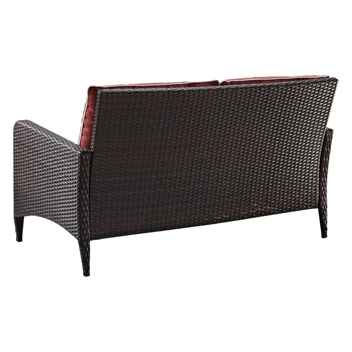 Outdoor Wicker Double Seater Loveseat Sofa