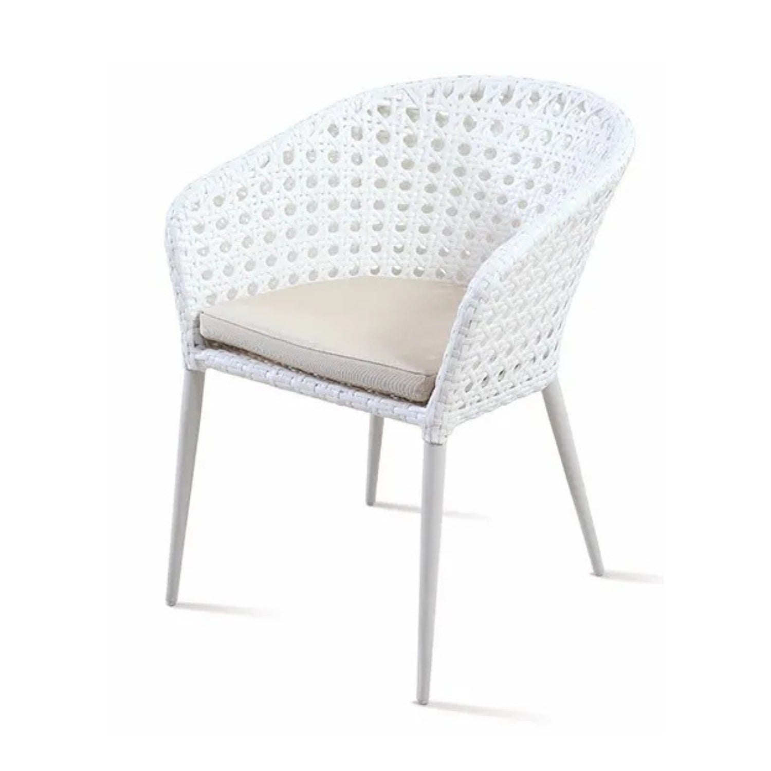 5-Piece Outdoor Patio Dining Set With Wicker Chairs & Glass-Top Table