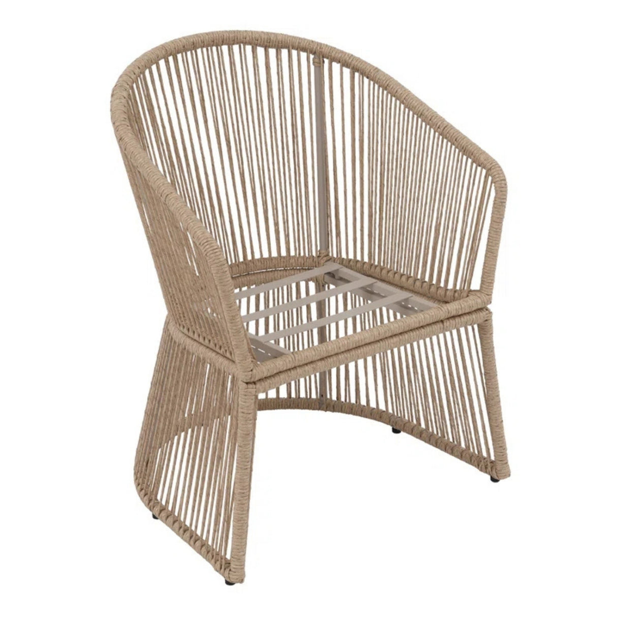 2-Piece Outdoor Rope Patio Chairs