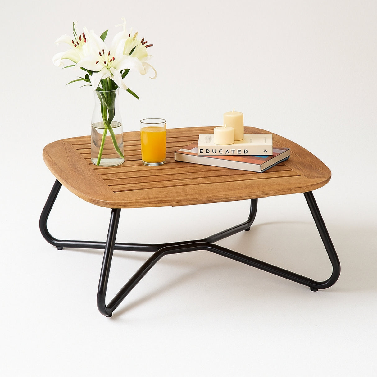 5-Seater Outdoor All-Weather Rope Sofa Set With Wooden Base