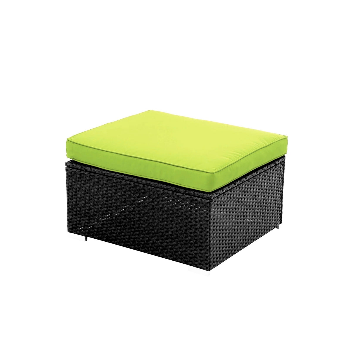 6-Piece Outdoor Conversation Set (Black & Green)