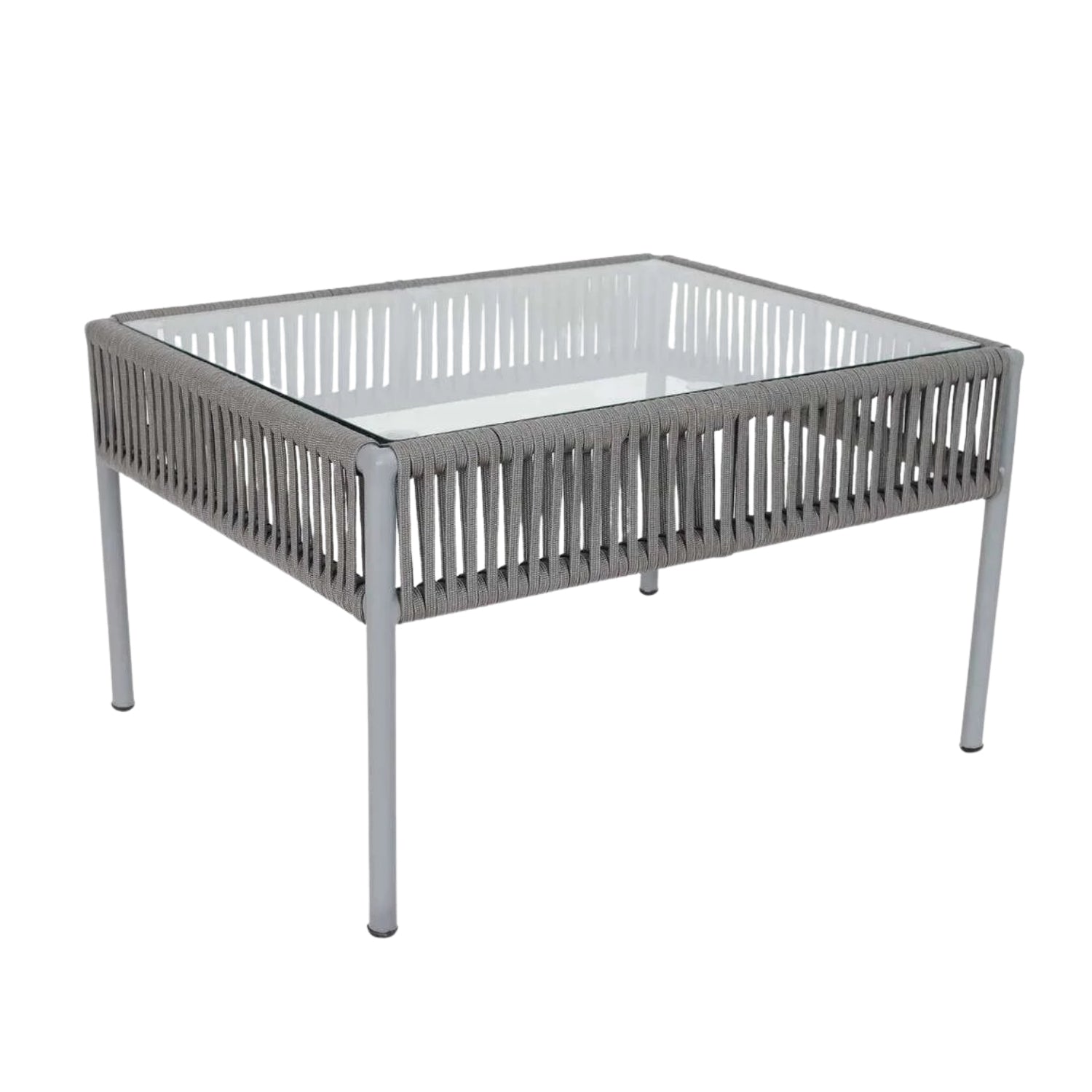 Outdoor 4 Piece Modern Woven Rope Sofa Set