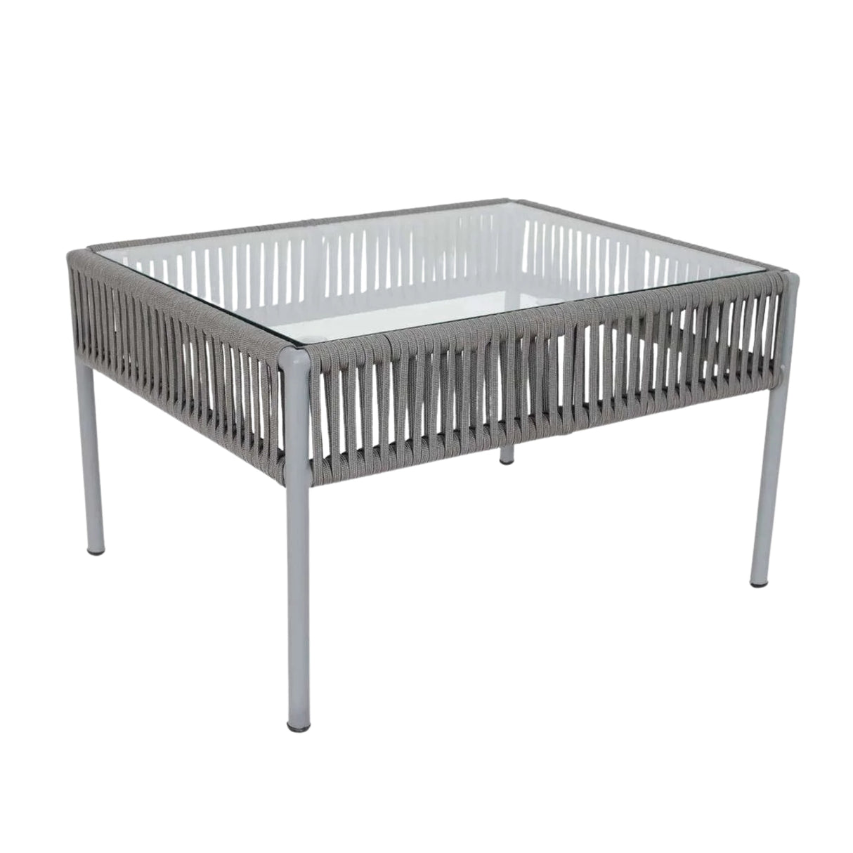 Outdoor 4 Piece Modern Woven Rope Sofa Set