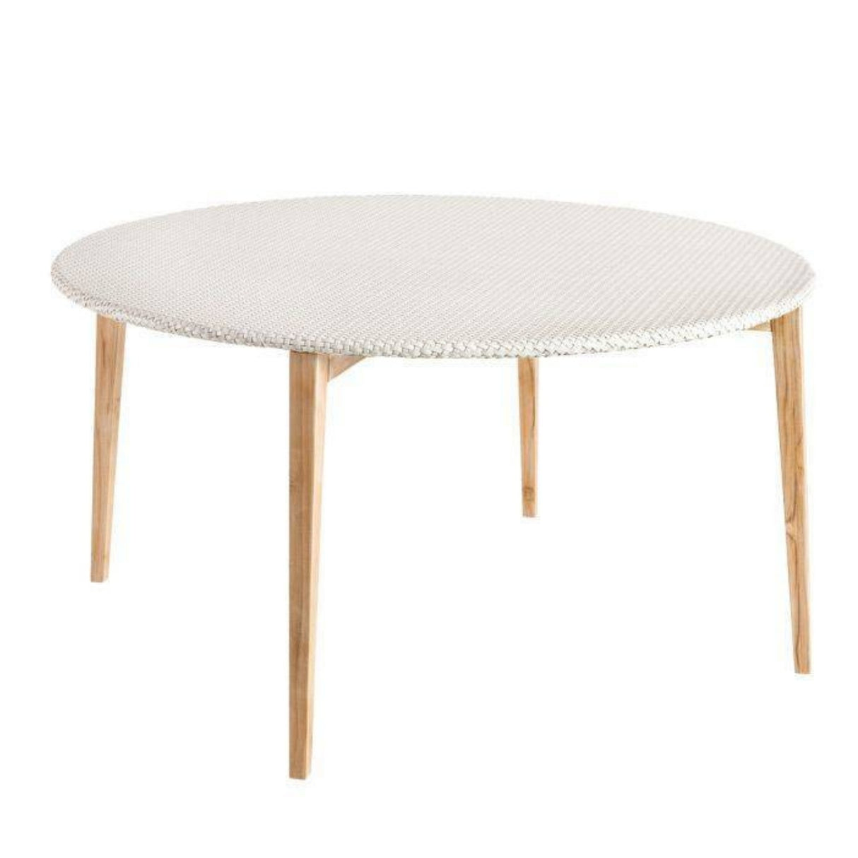 Outdoor All-Weather Resistant Rattan Wicker 5-Piece Dining Set (White)