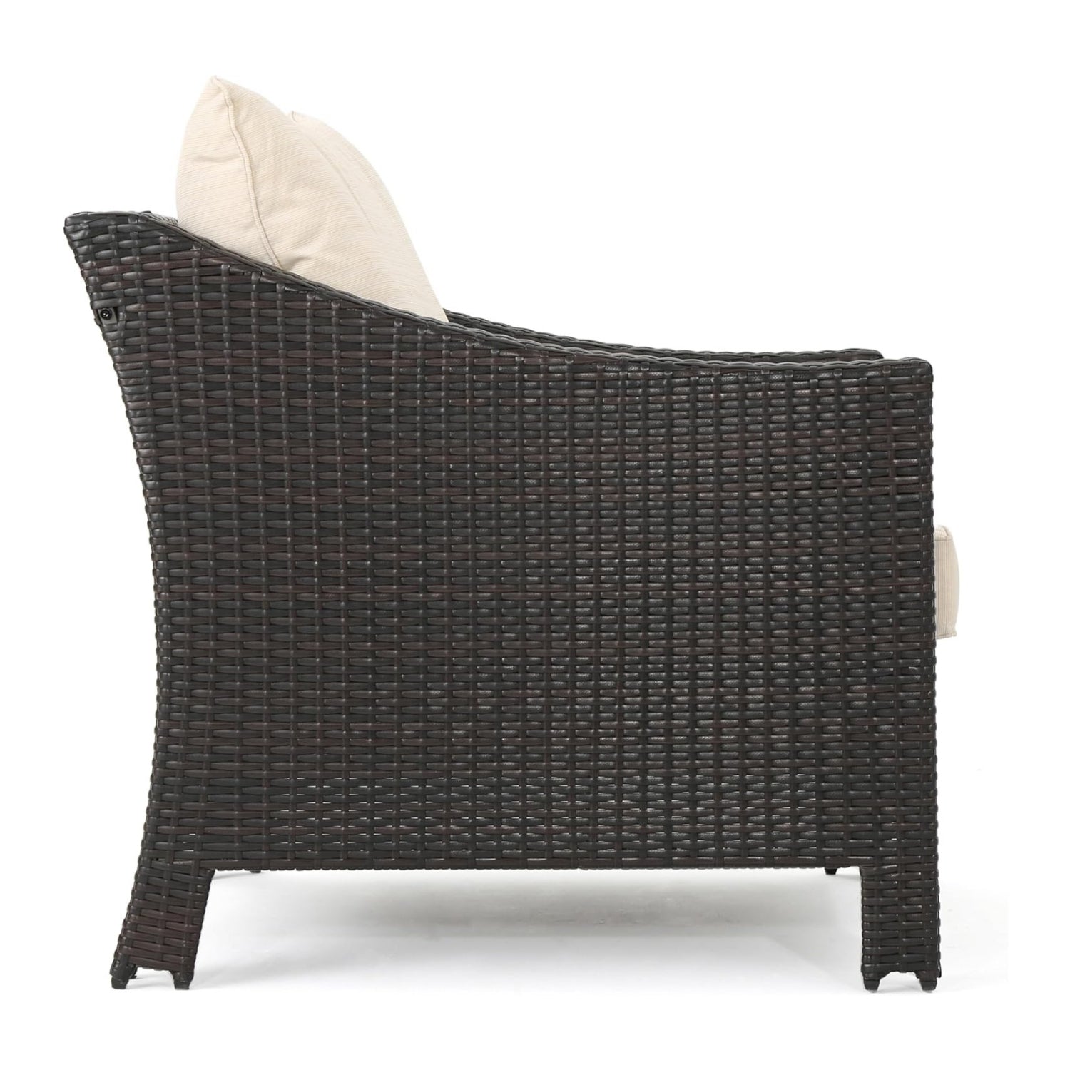 1-Piece Outdoor Wicker Single Seater Sofa