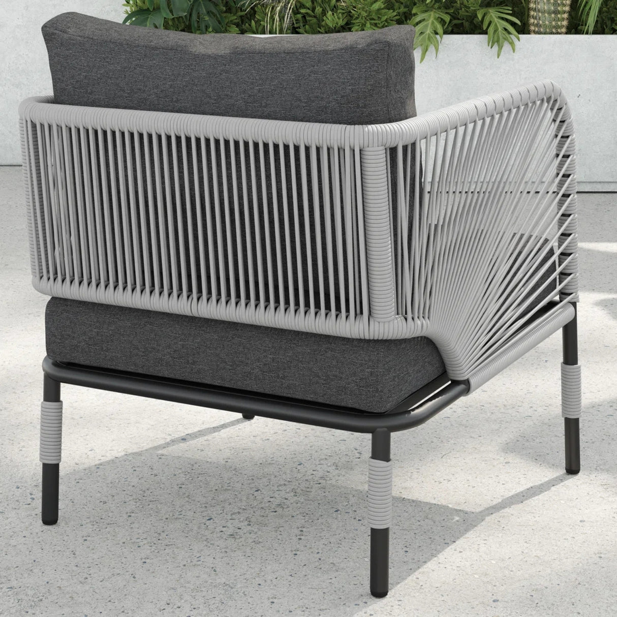 3 Piece Garden Outdoor Rope Patio Set