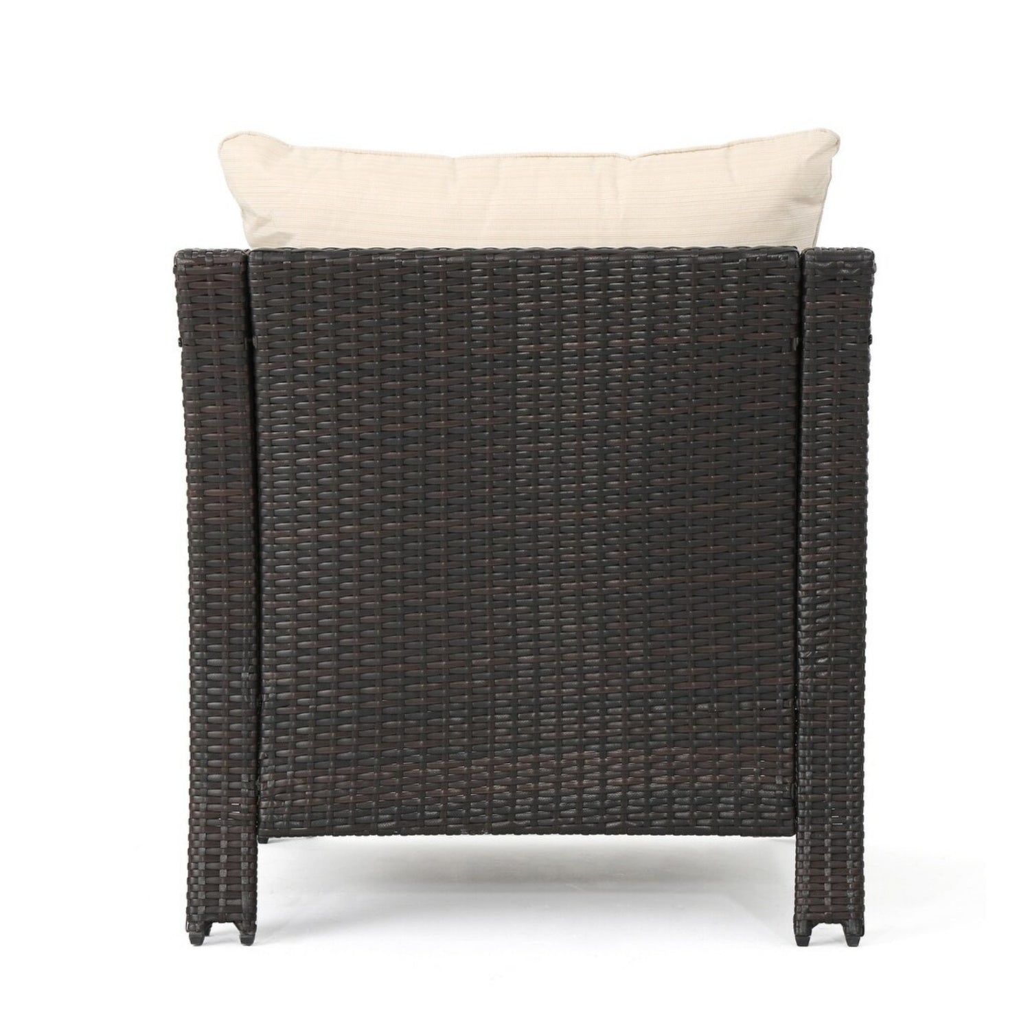 1-Piece Outdoor Wicker Single Seater Sofa