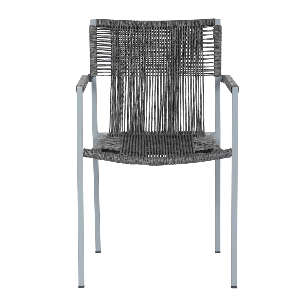 Outdoor Rope 3-Piece Patio Set (Grey)
