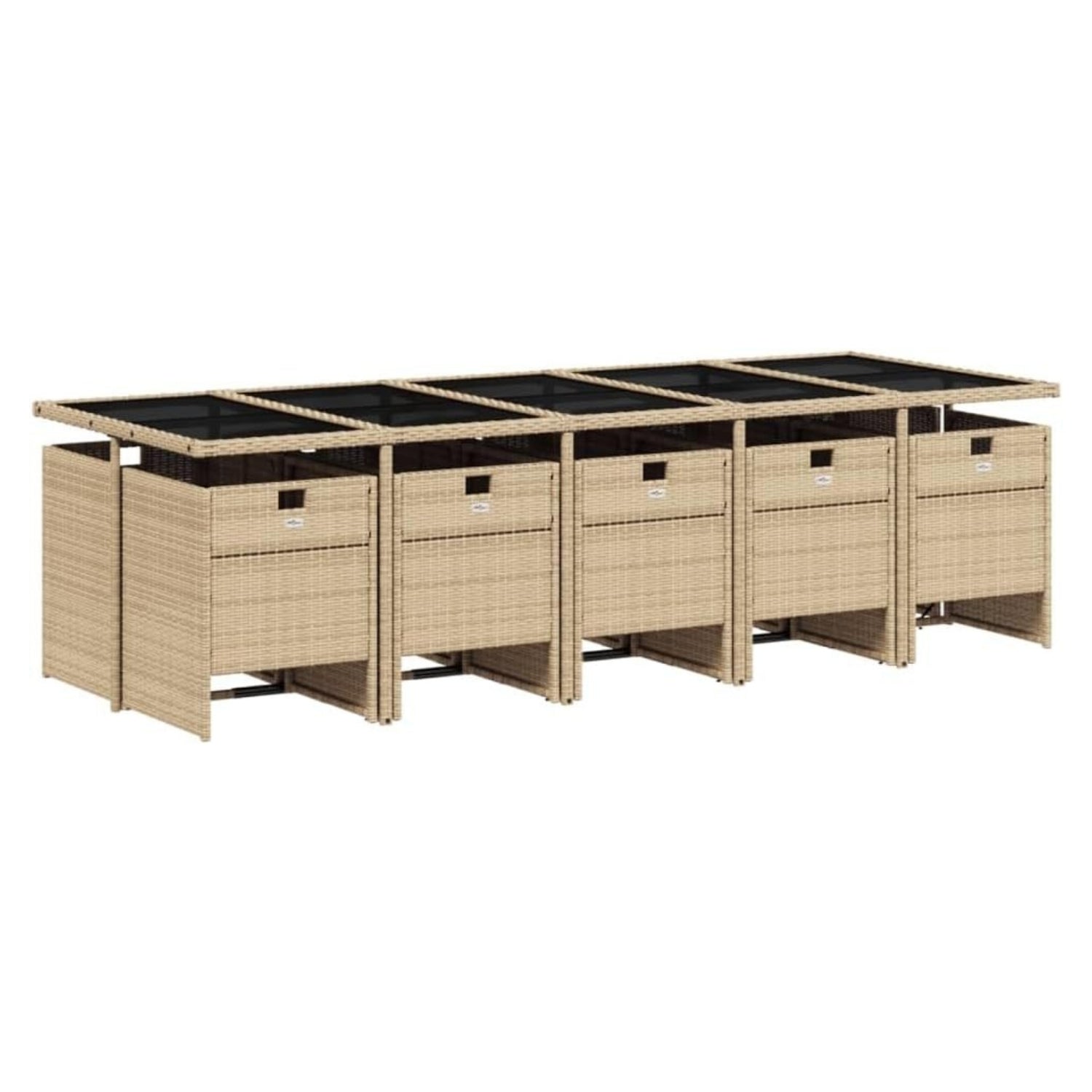 All Weather Wicker Patio Dinning Table Set