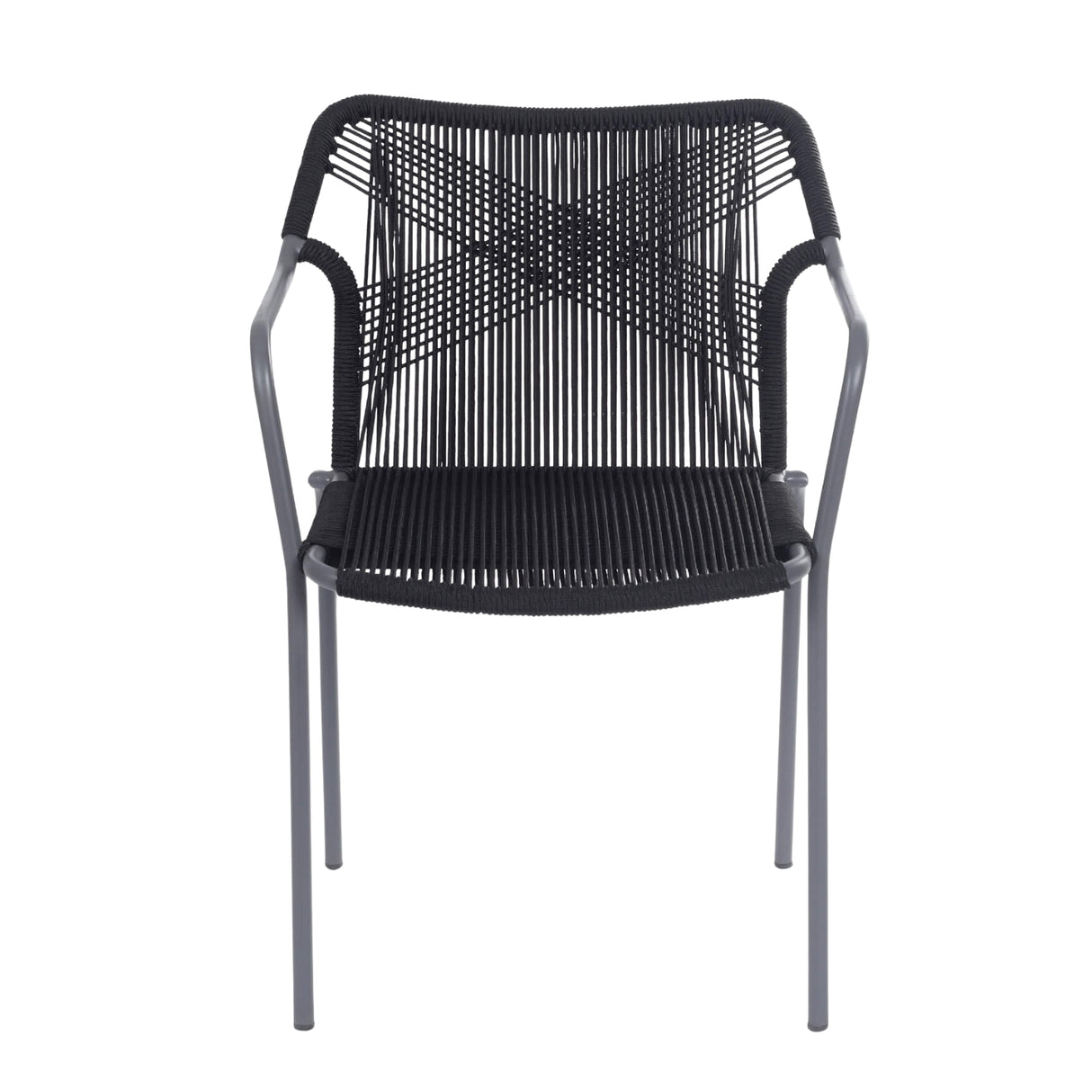 3-Piece Outdoor Grey Rope Patio Set