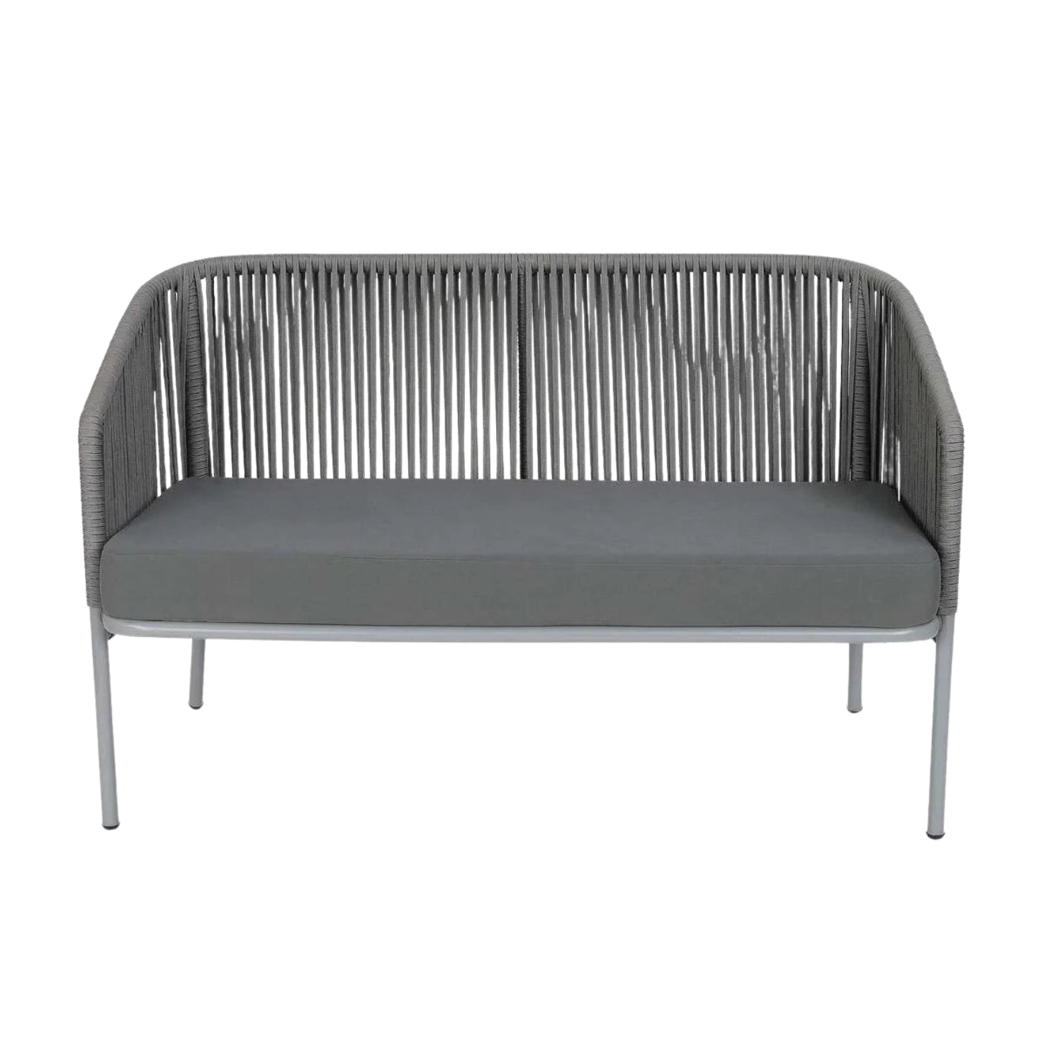 Outdoor 4 Piece Modern Woven Rope Sofa Set