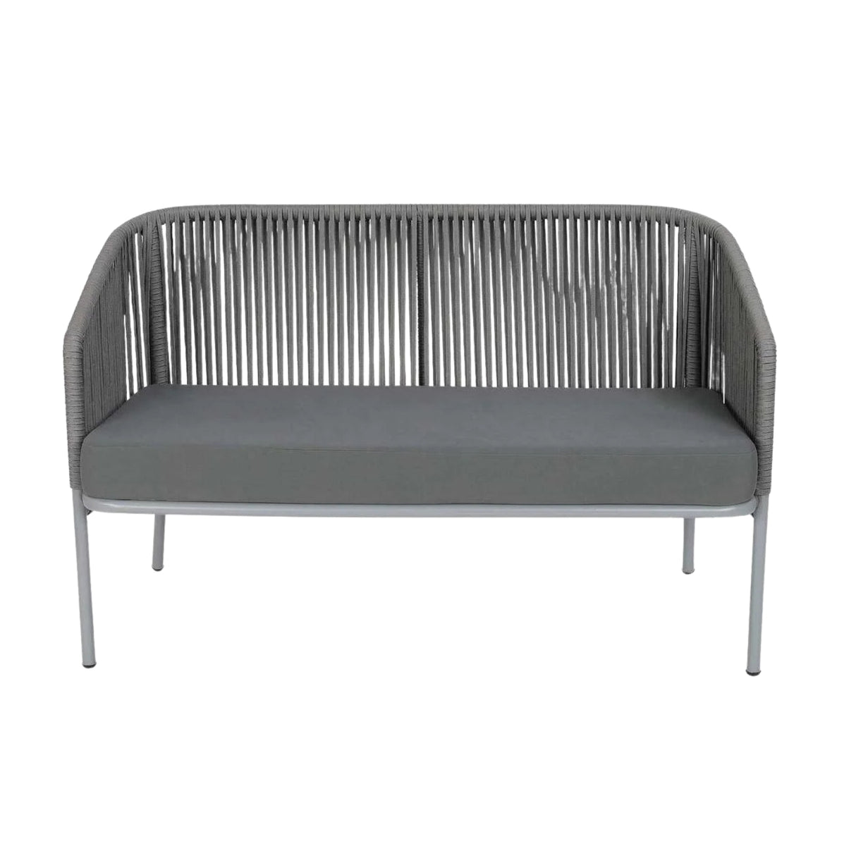 Outdoor 4 Piece Modern Woven Rope Sofa Set