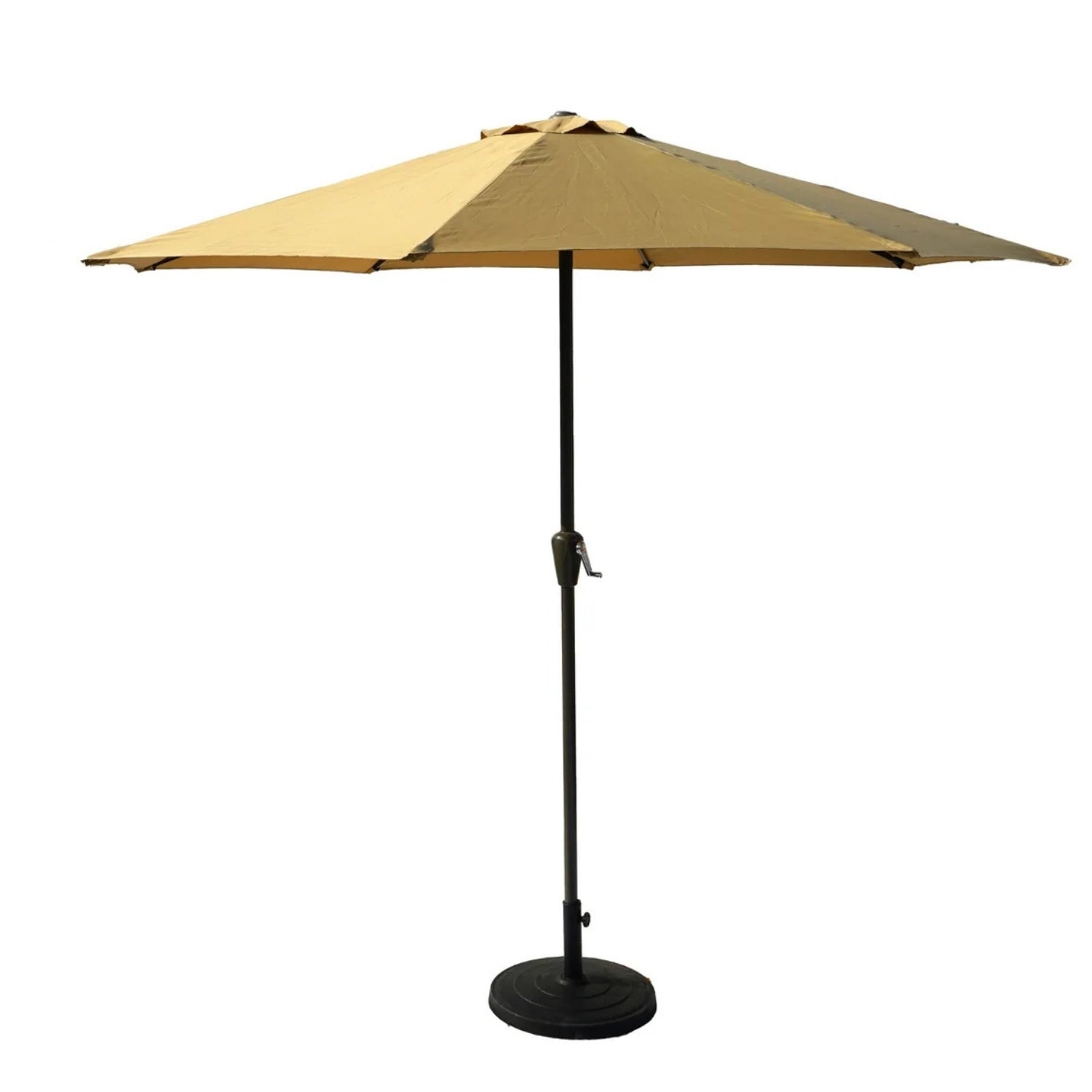 9ft Beige Color Outdoor Patio Umbrella with Centre Pole