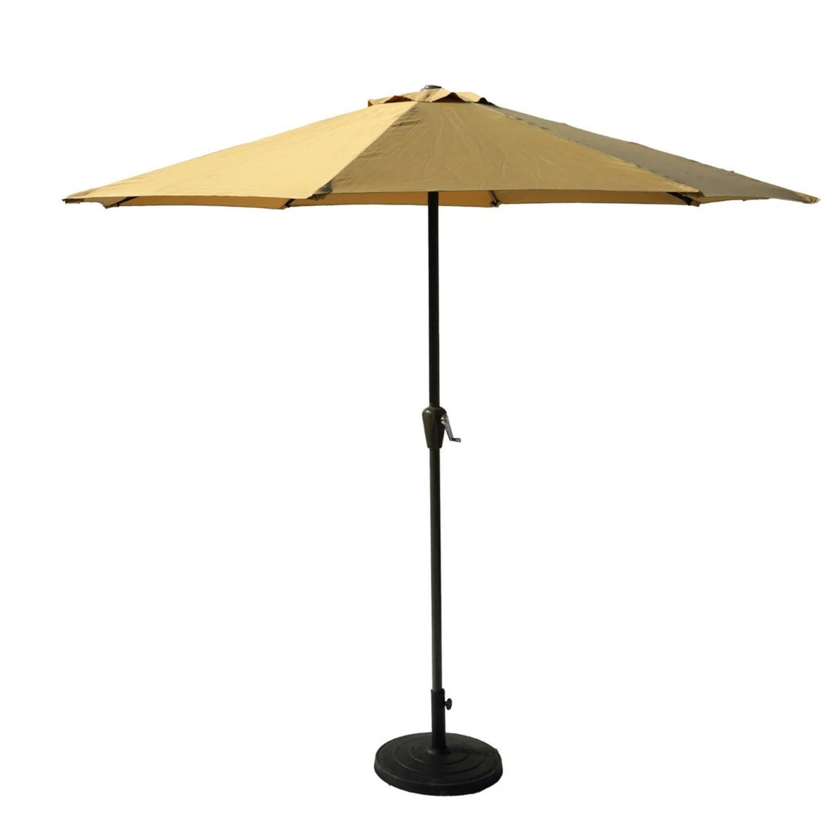 9ft Beige Color Outdoor Patio Umbrella with Centre Pole