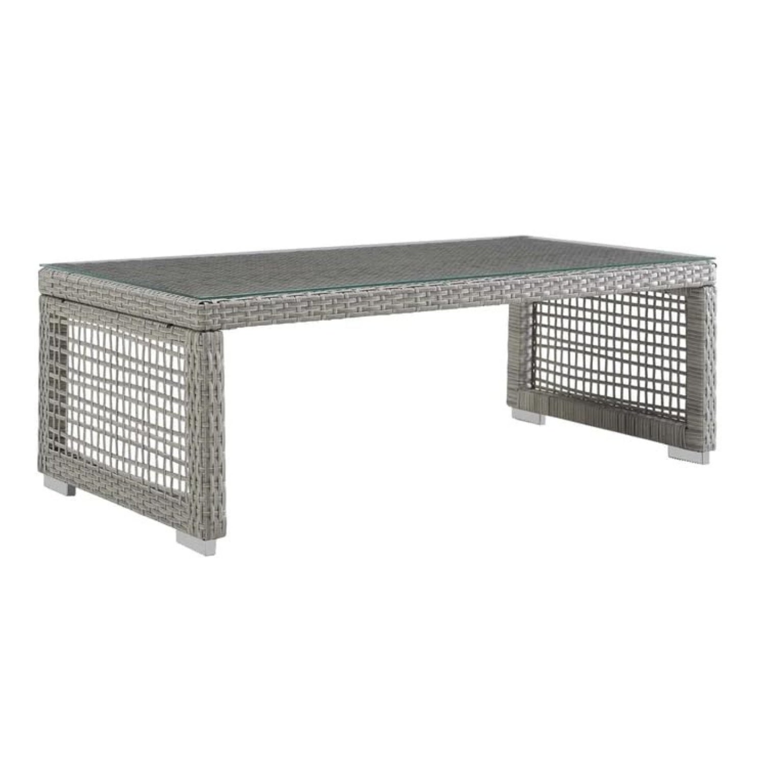 Outdoor Wicker Woven 6 Pieces Sectional Patio Furniture Set