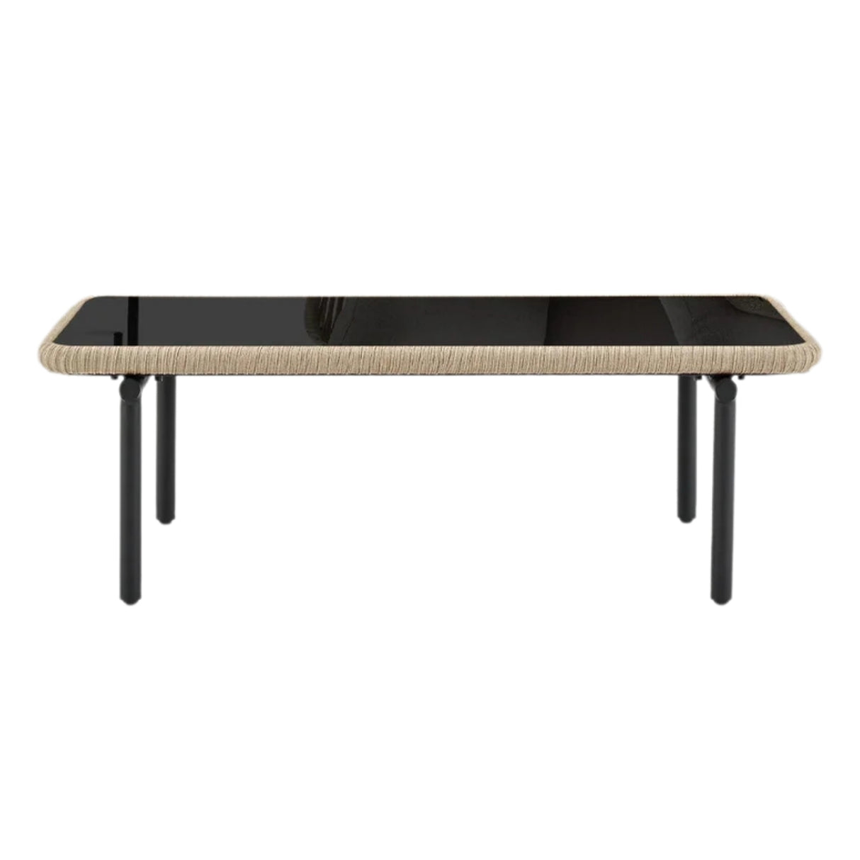 Outdoor 4-Piece Rope Conversation Sofa Set