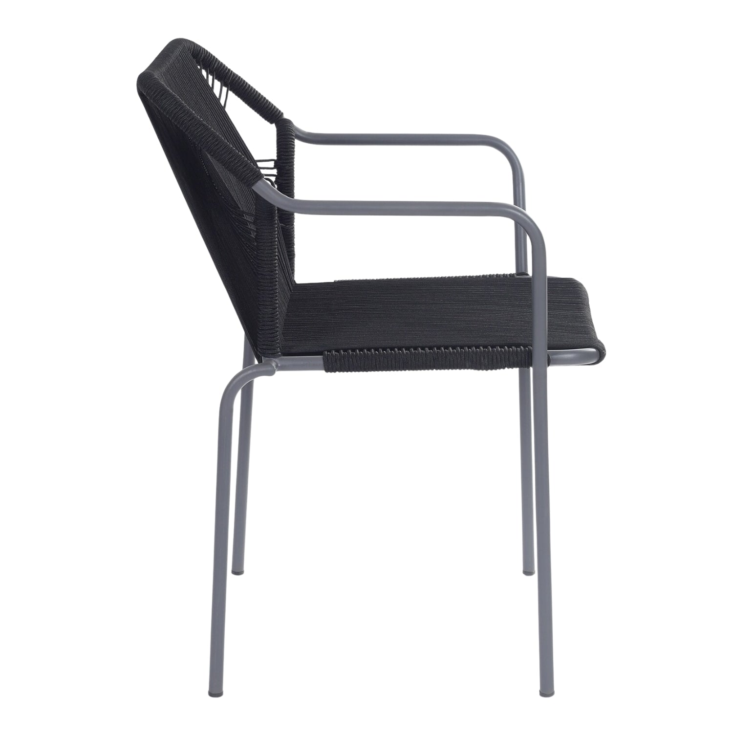 3-Piece Outdoor Grey Rope Patio Set