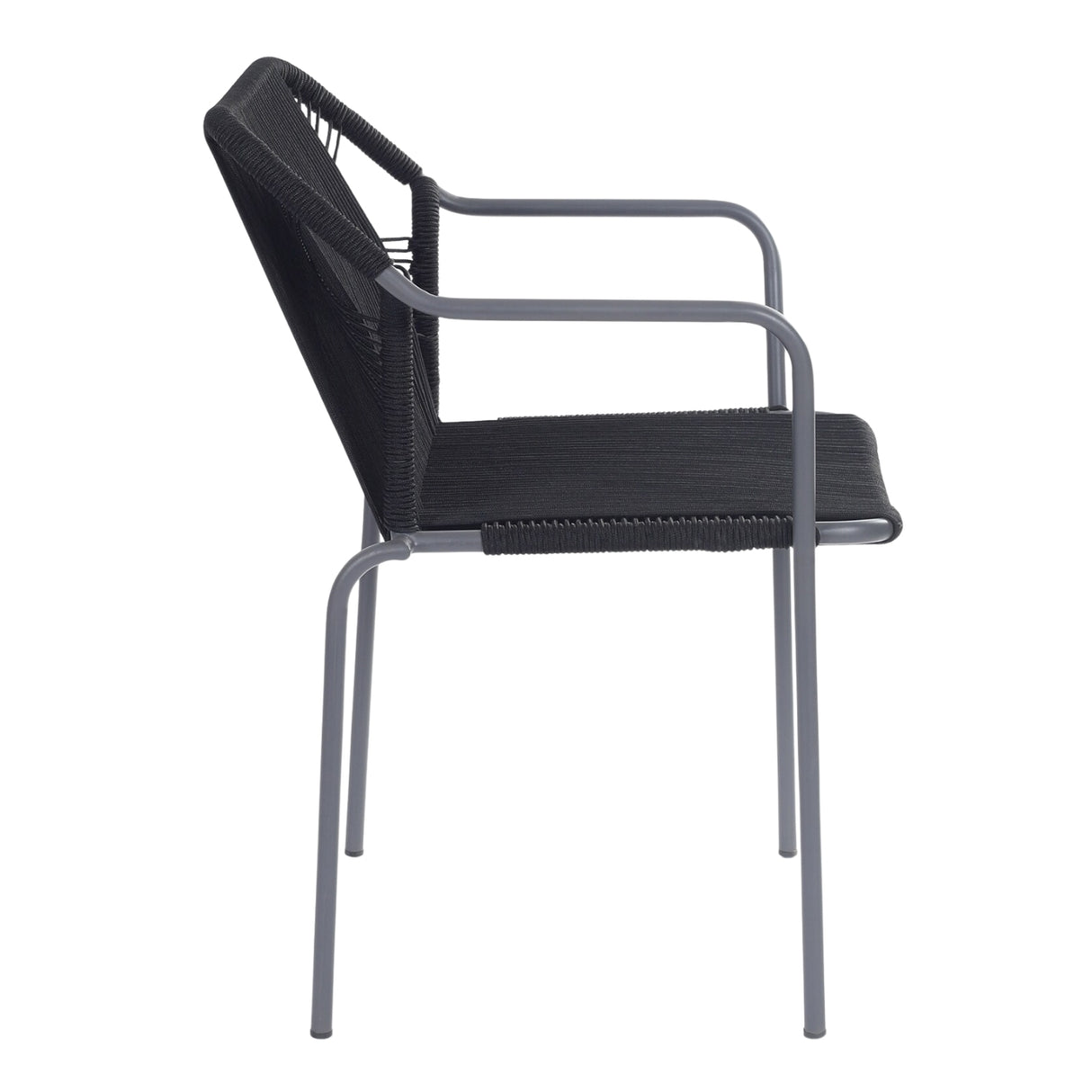 3-Piece Outdoor Grey Rope Patio Set