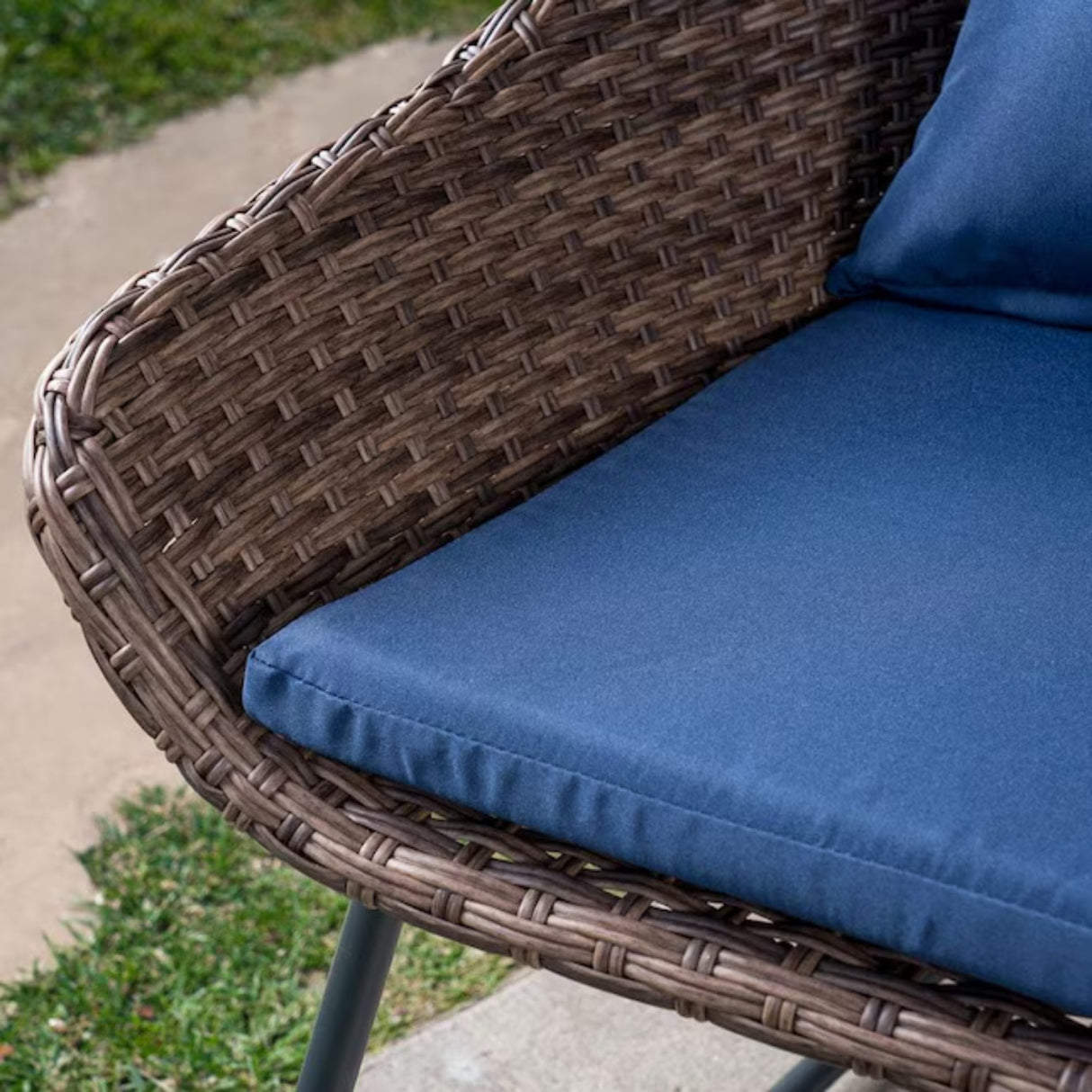 Outdoor Rattan Wicker 3-Piece Patio Set