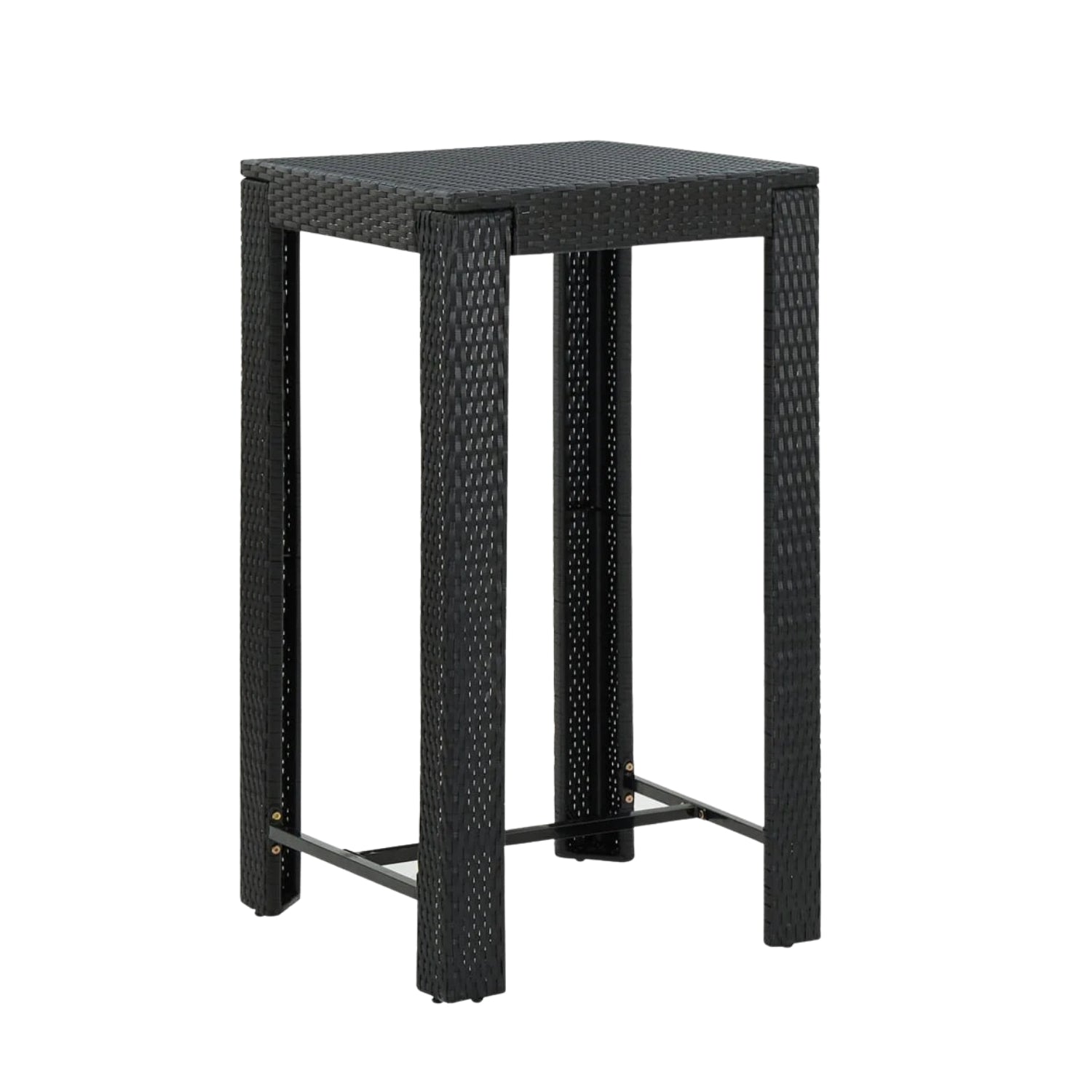 Outdoor Rattan Wicker High Top Bar Table