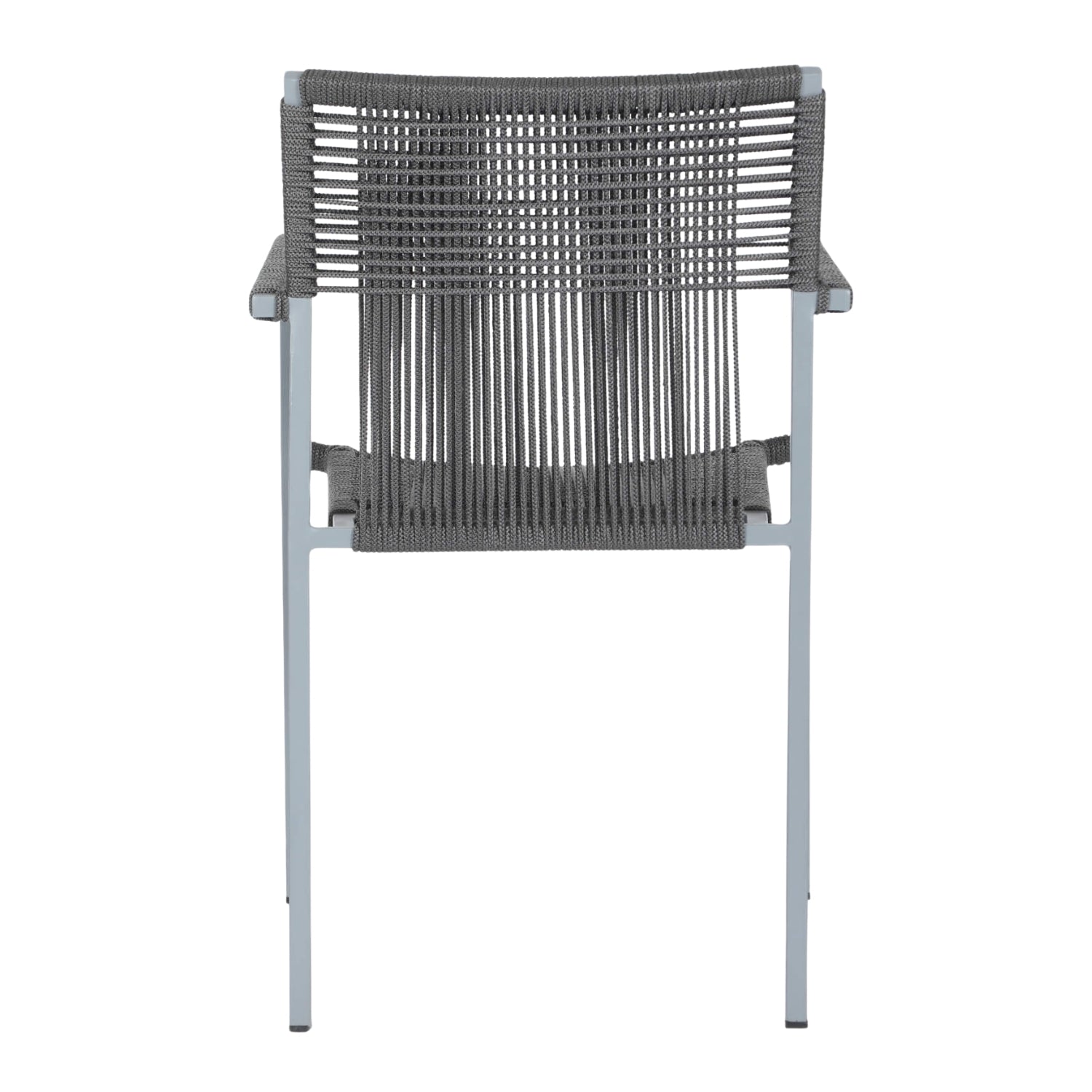 Outdoor Rope 3-Piece Patio Set (Grey)