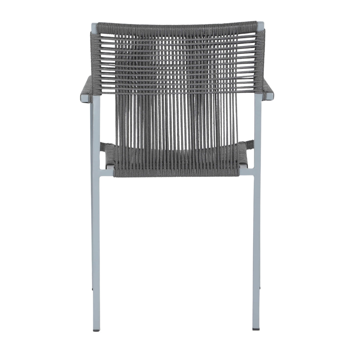 Outdoor Rope 3-Piece Patio Set (Grey)