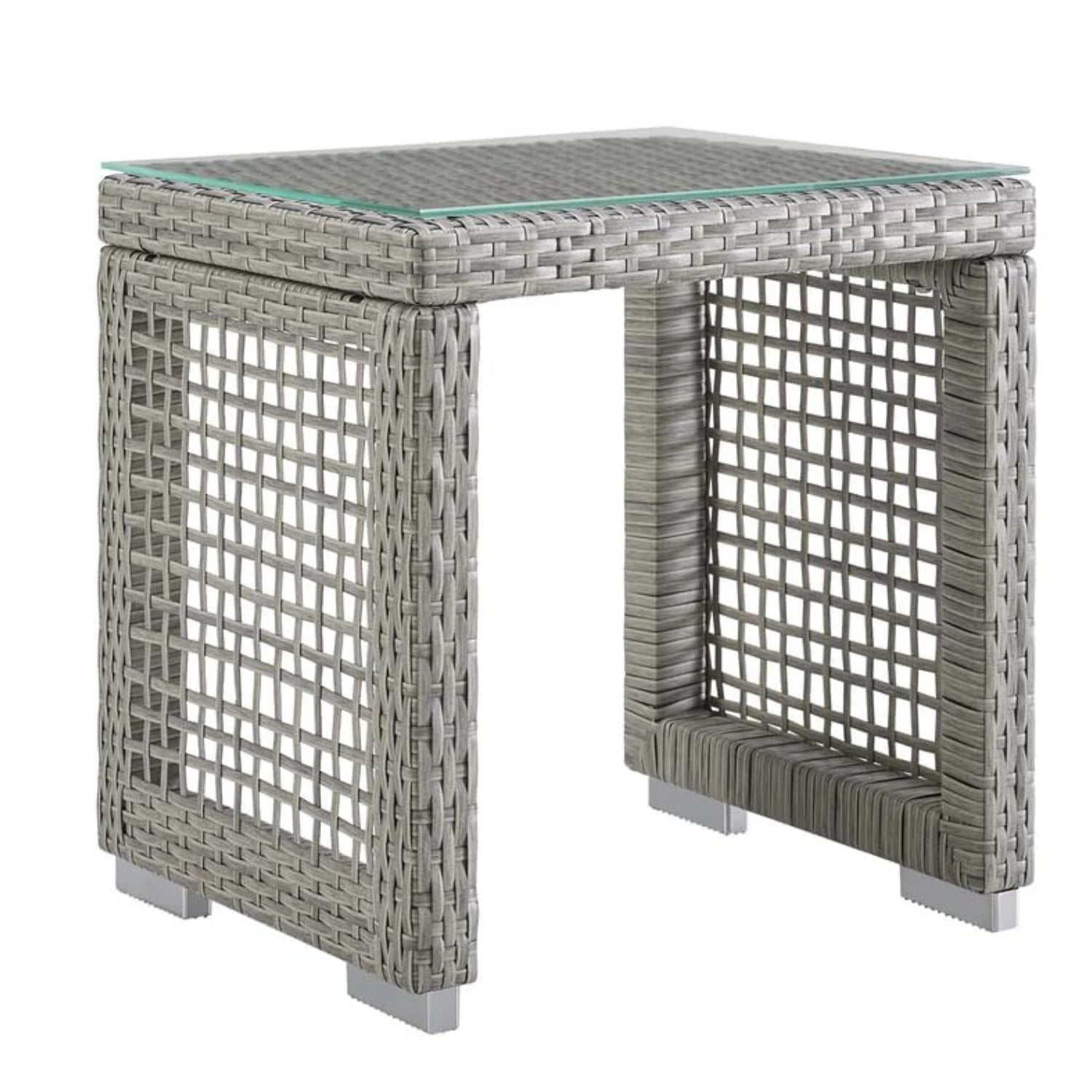 Outdoor Wicker Woven 6 Pieces Sectional Patio Furniture Set