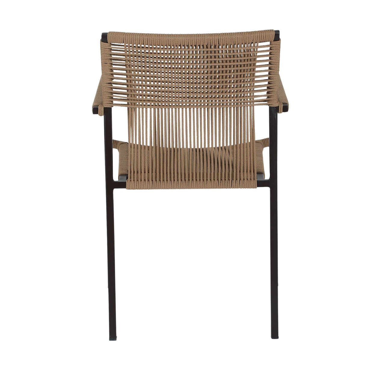 Outdoor Rope 3-Piece Patio Set (Beige)