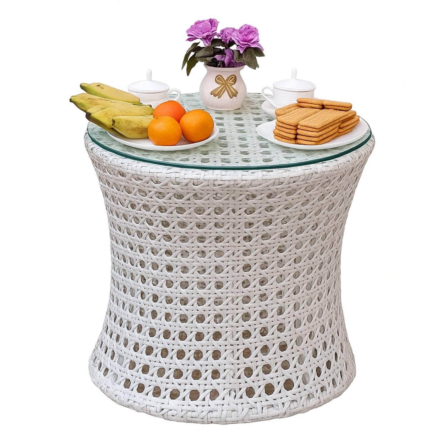 3-Piece Outdoor Rattan Wicker Conversation Set