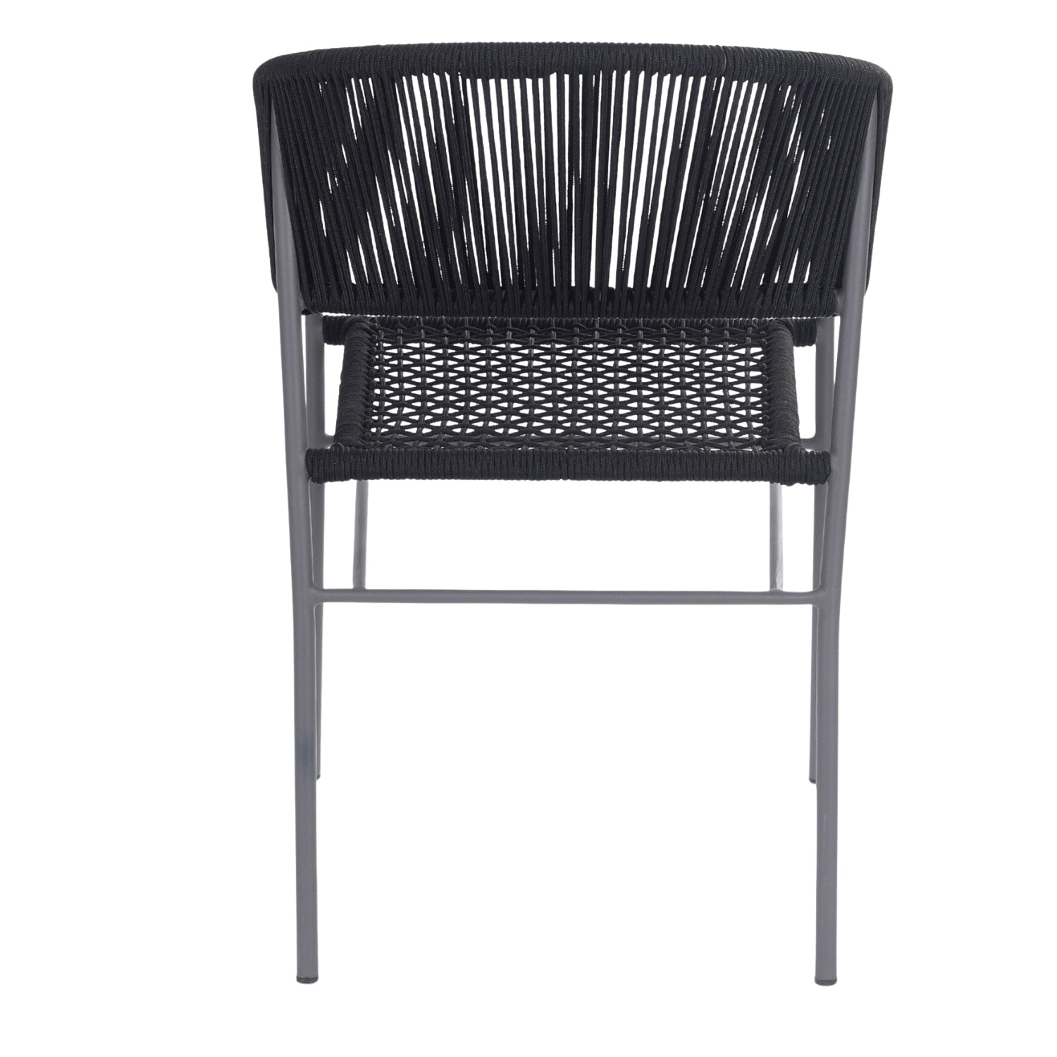 3-Piece Grey Rope Outdoor Patio Set