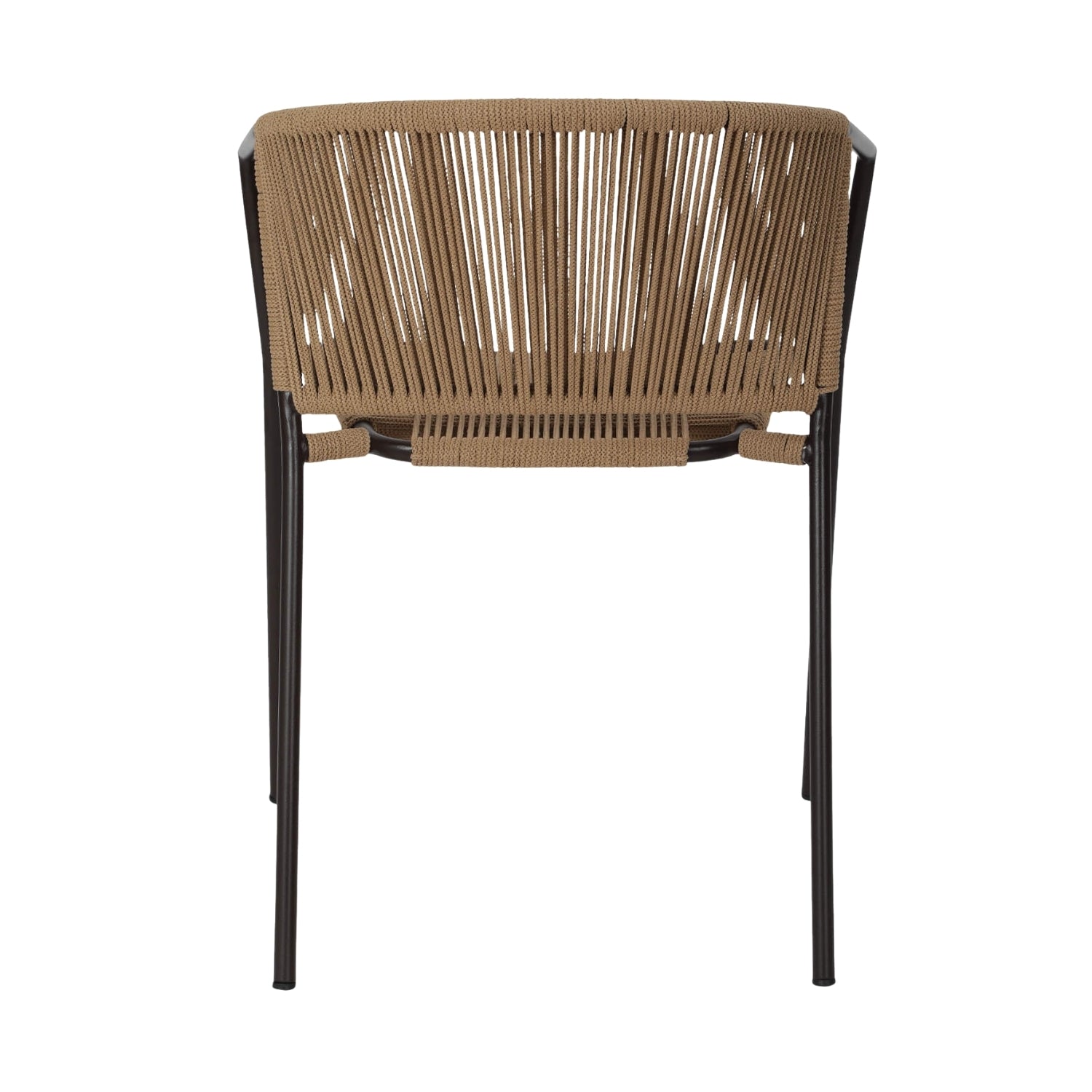 Outdoor Rope 3-Piece Patio Chairs Set (Beige)