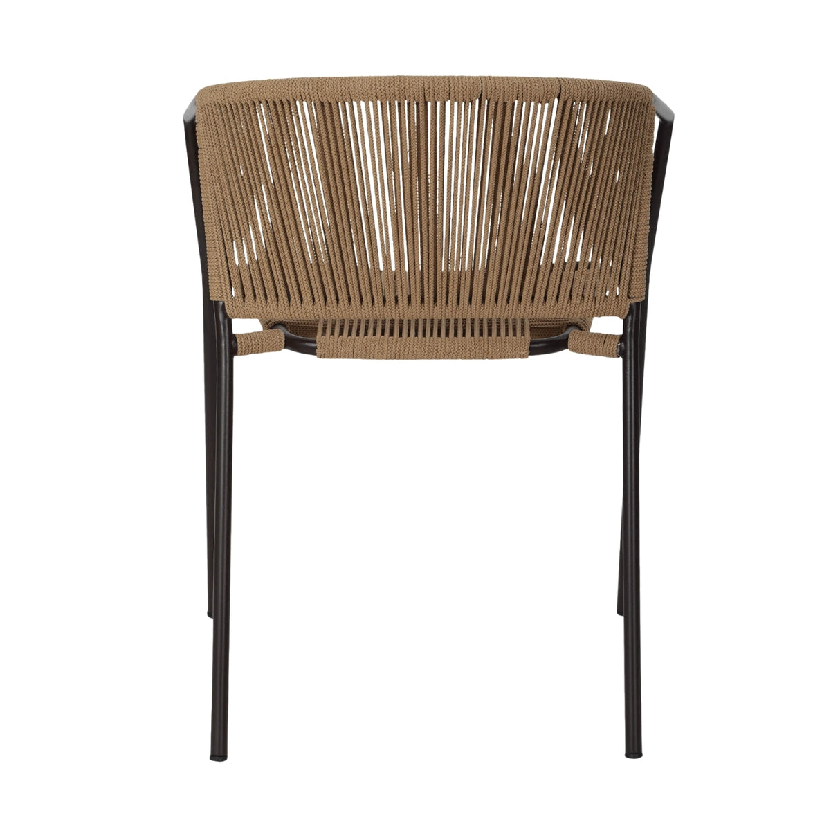 Outdoor Rope 3-Piece Patio Chairs Set (Beige)