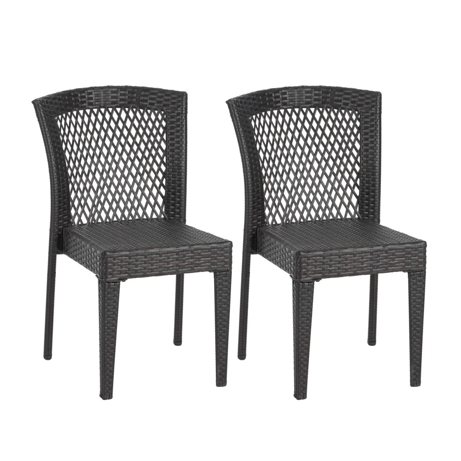 Outdoor Rattan Wicker Patio Dining Chairs