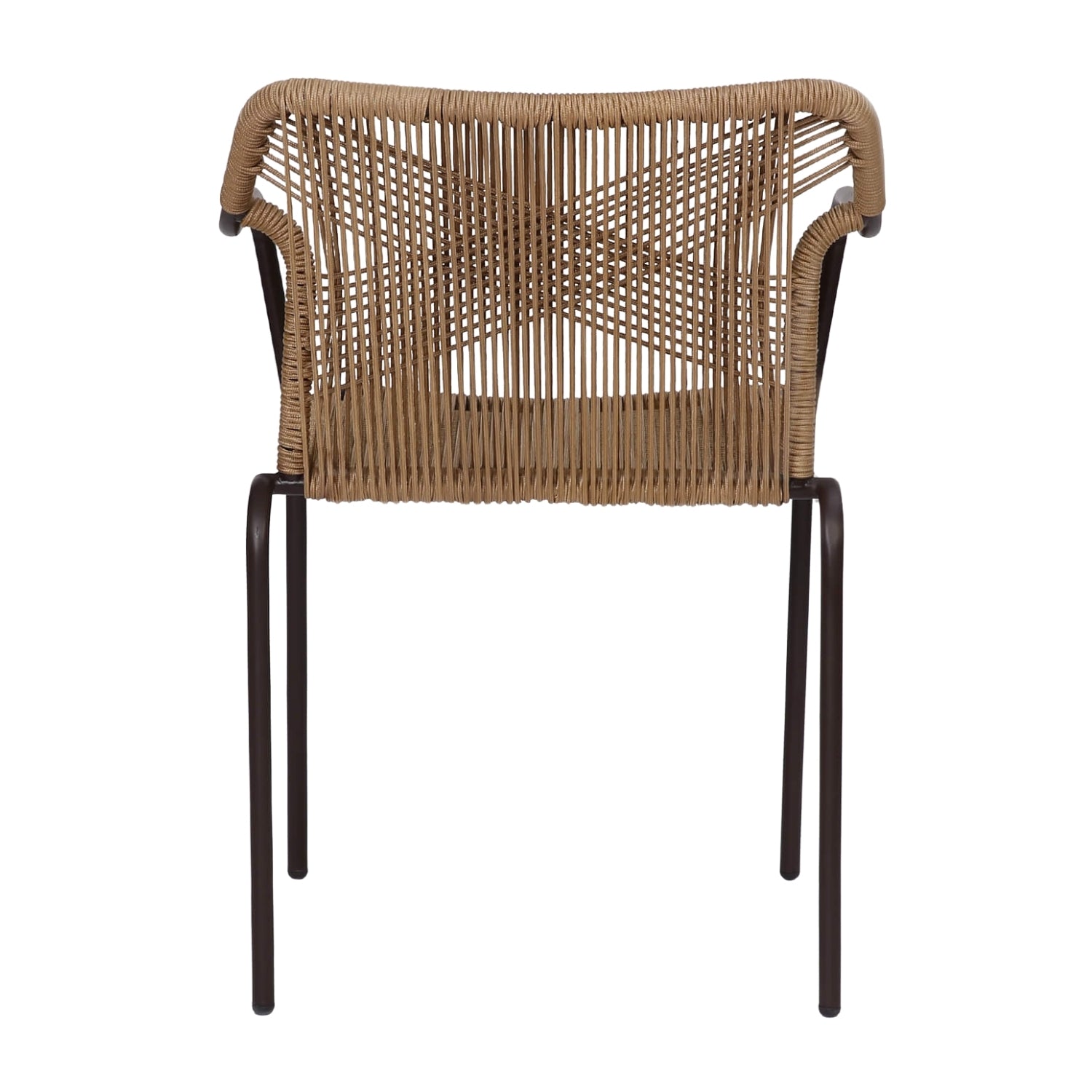 3-Piece Outdoor Beige Rope Patio Set