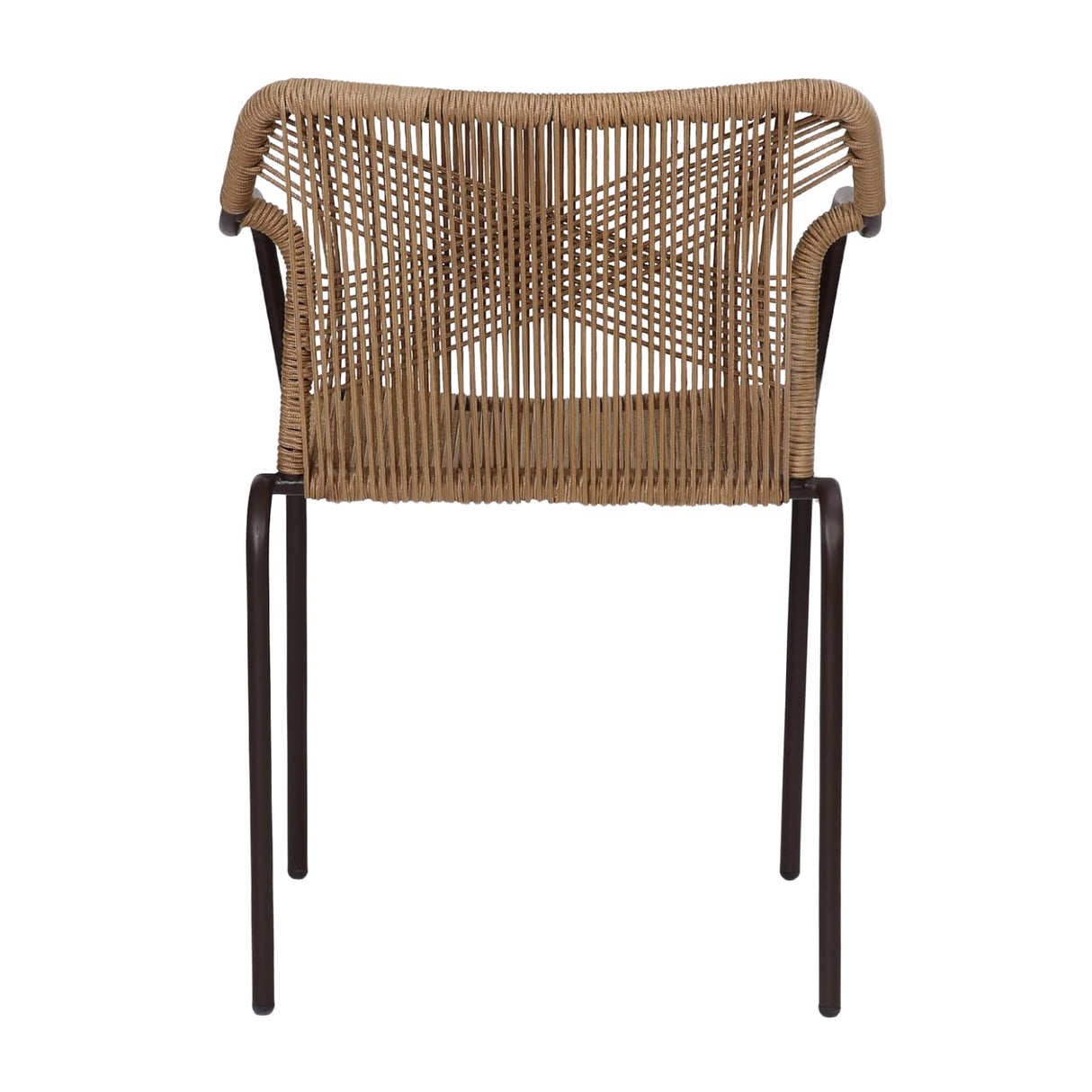 3-Piece Outdoor Beige Rope Patio Set