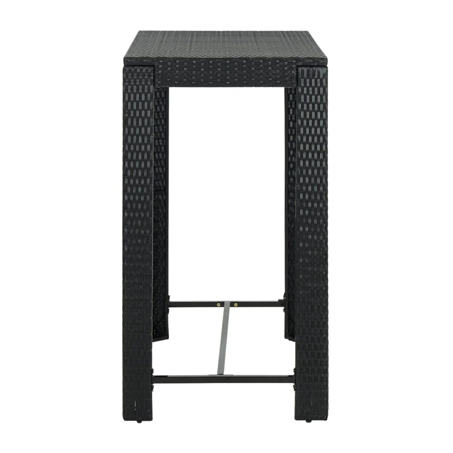 Outdoor Rattan Wicker High Top Bar Table