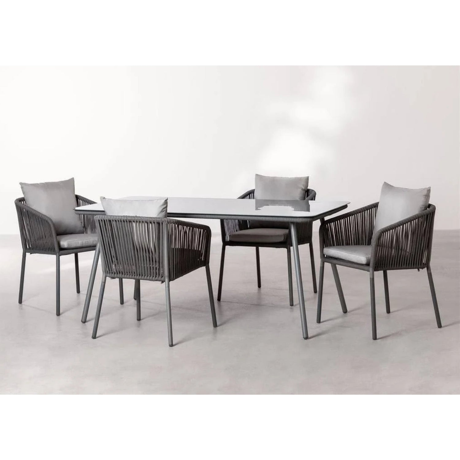 Outdoor Rope 5-Piece Patio Dining Set
