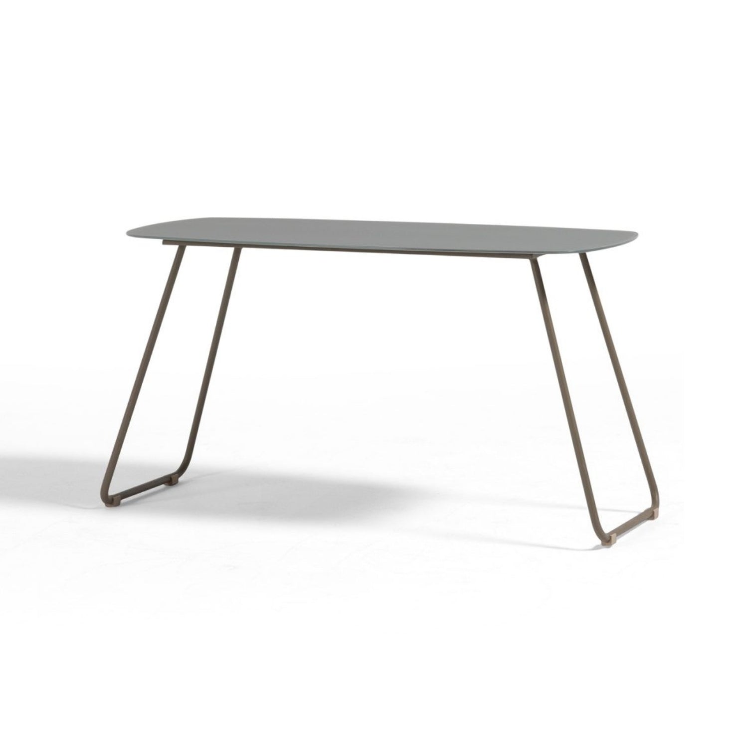 Outdoor Rope 4-Piece Patio Sofa Set with Glass Top Tables