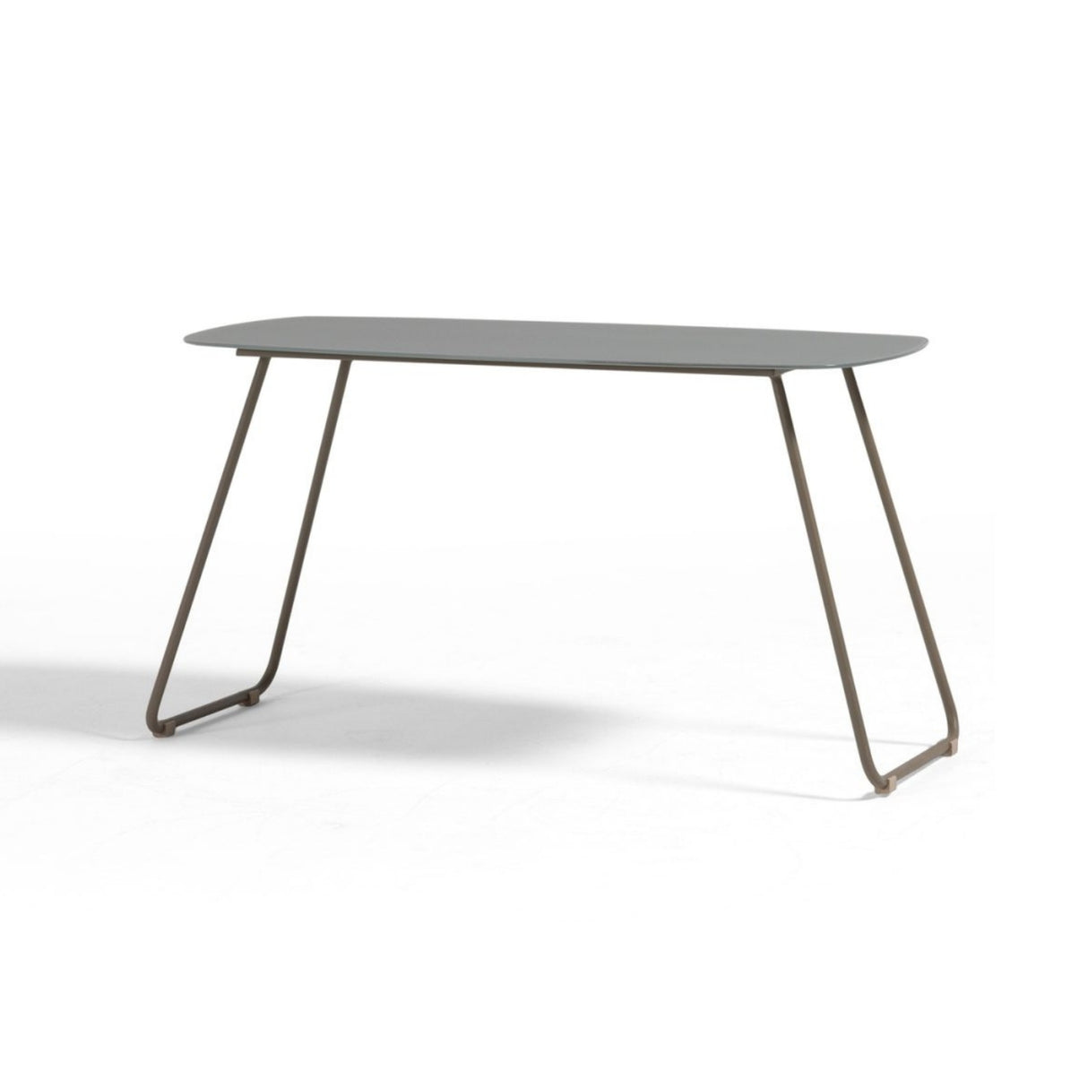 Outdoor Rope 4-Piece Patio Sofa Set with Glass Top Tables